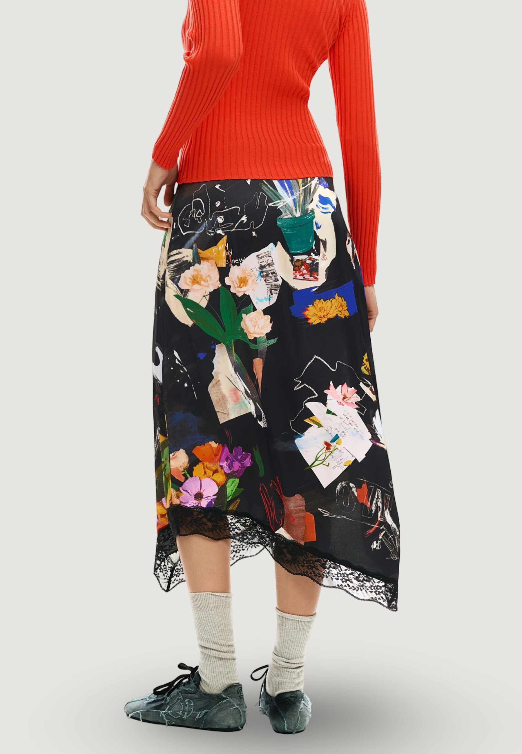 Longuette Desigual FAL_VENT_ARTY