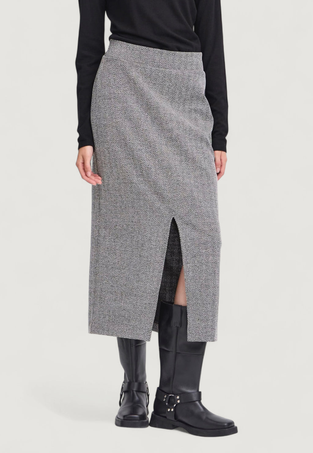 Longuette skirts ICHI IHKATE JACQUARD LONG SK