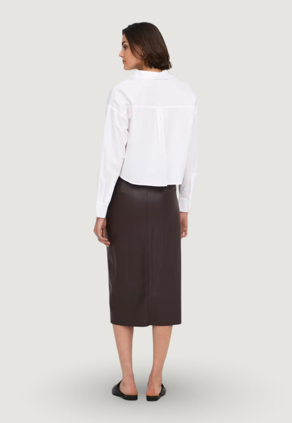 Longuette skirts Only ONLBITTEN FAUX LEATH PENCIL SKIRT CC OTW