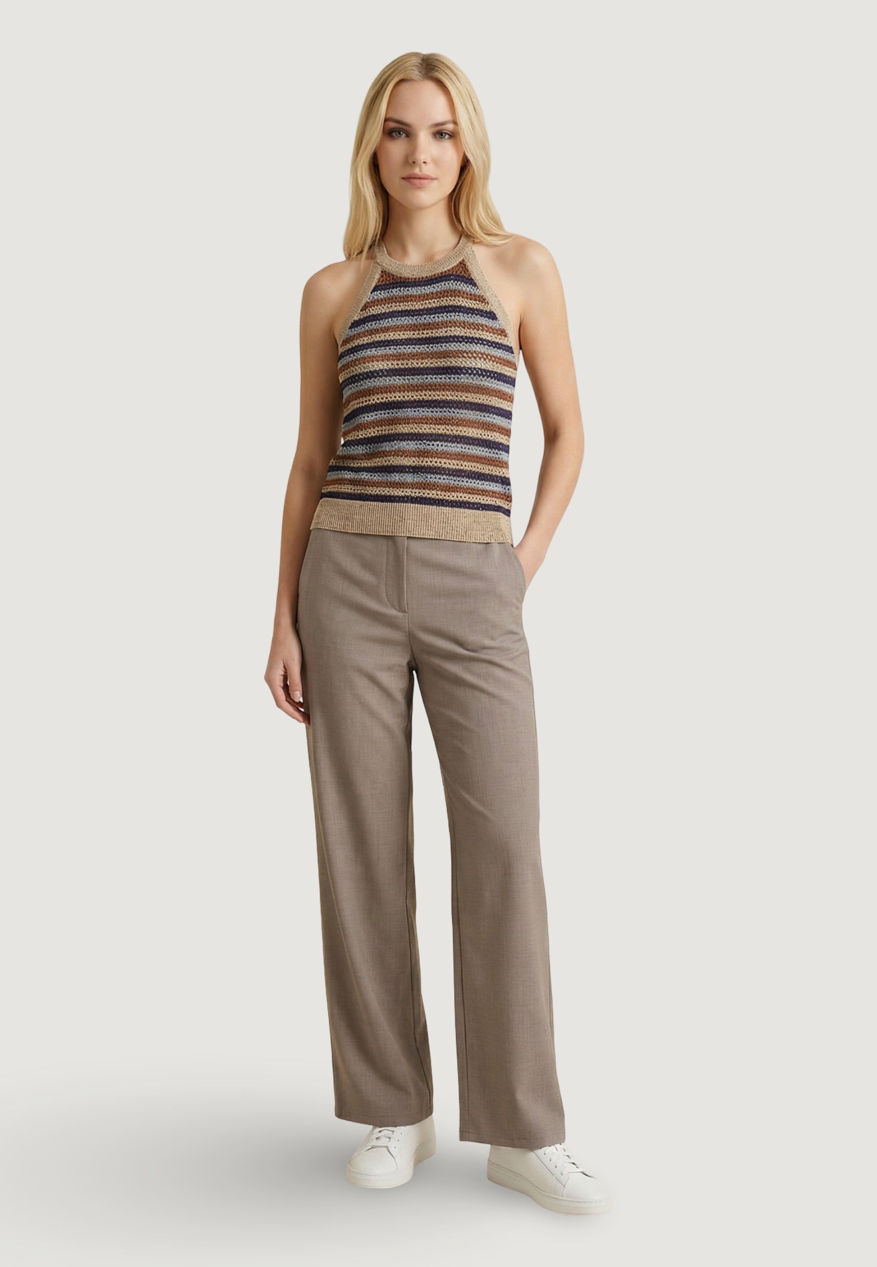 Maglia gilet Artigli TOP MULTIRIGHE LUREX