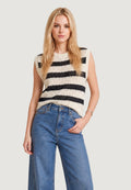 Maglia gilet I am Canotta Cotone Rigata