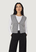 Vest sweater Jacqueline de Yong Jdybrilliant Life S/L Onebutton Vest Knt