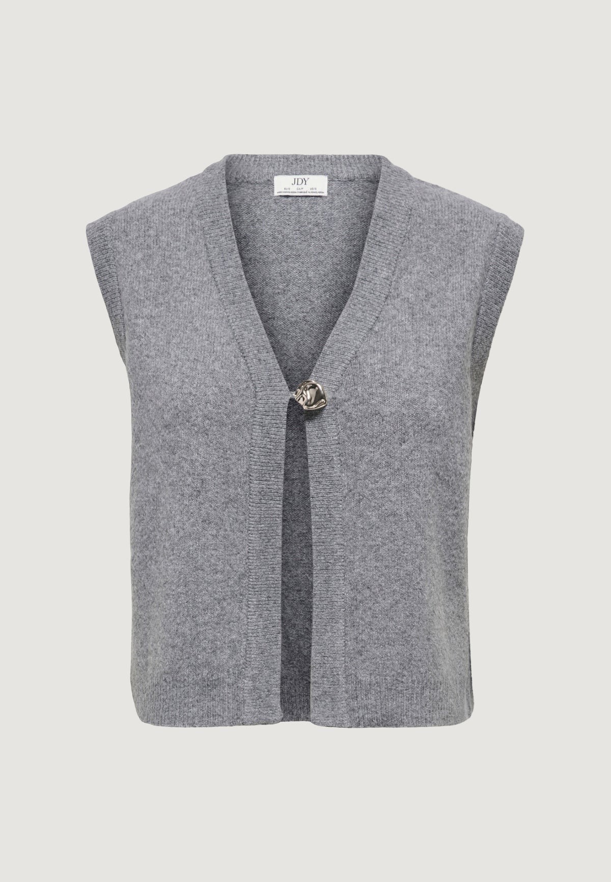 Vest sweater Jacqueline de Yong Jdybrilliant Life S/L Onebutton Vest Knt