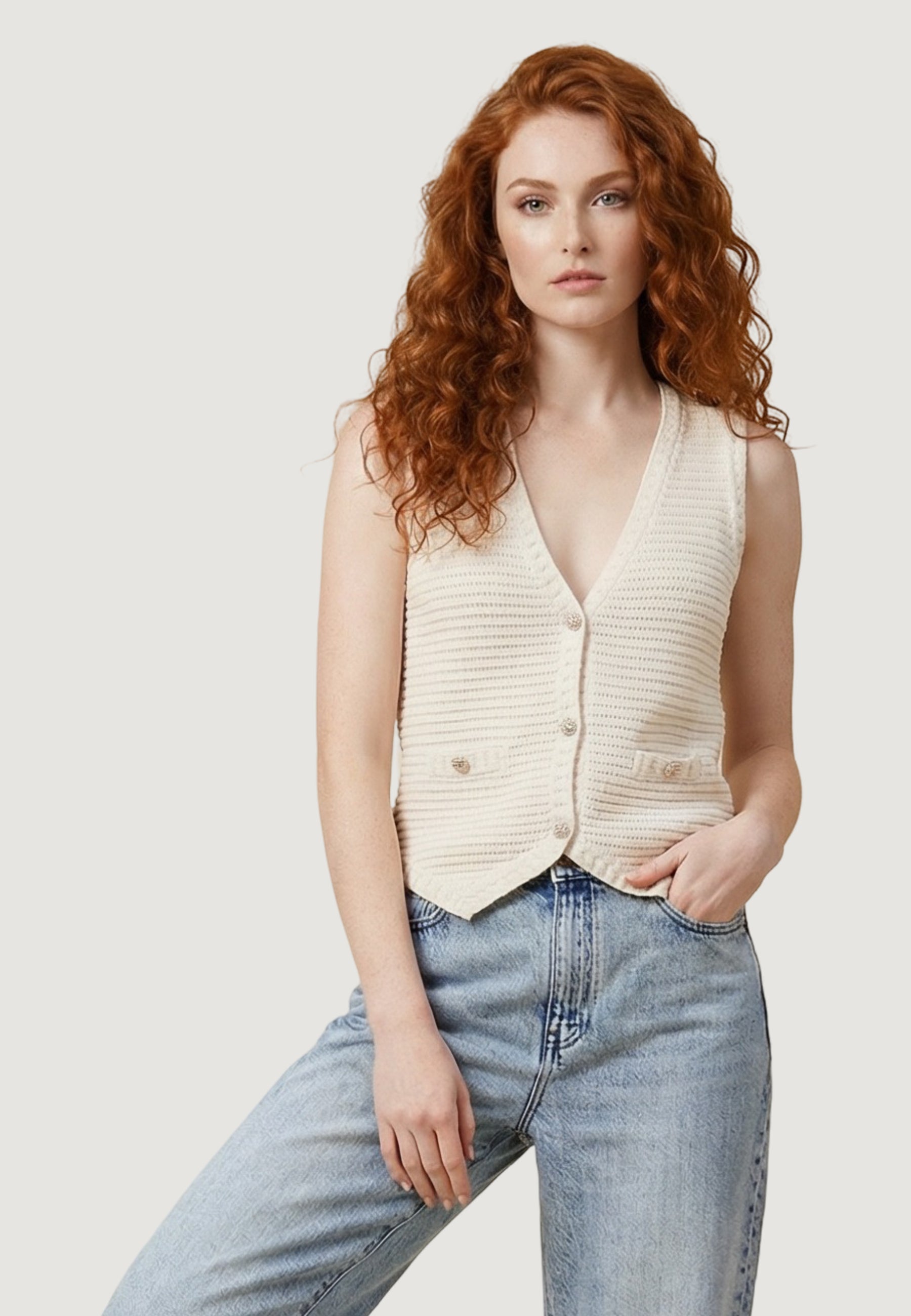 Maglia gilet Morgan De Toi 251-MGILET