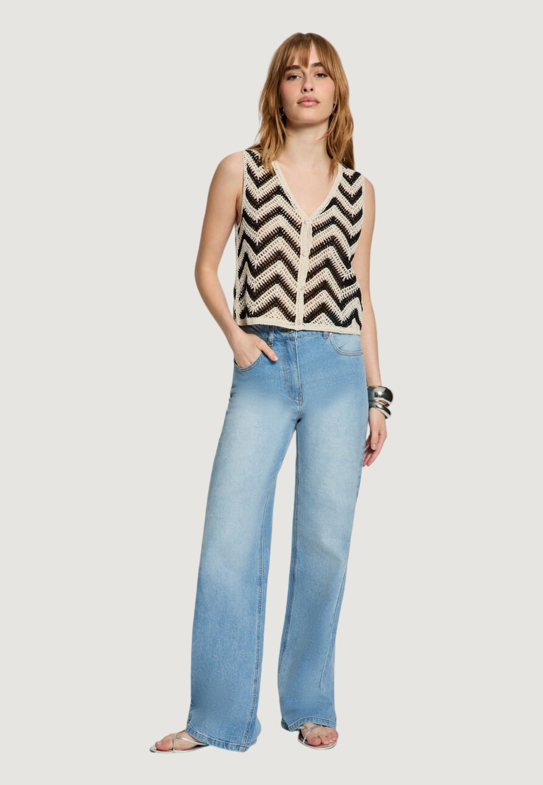 Maglia gilet Morgan De Toi 261-MLOSI