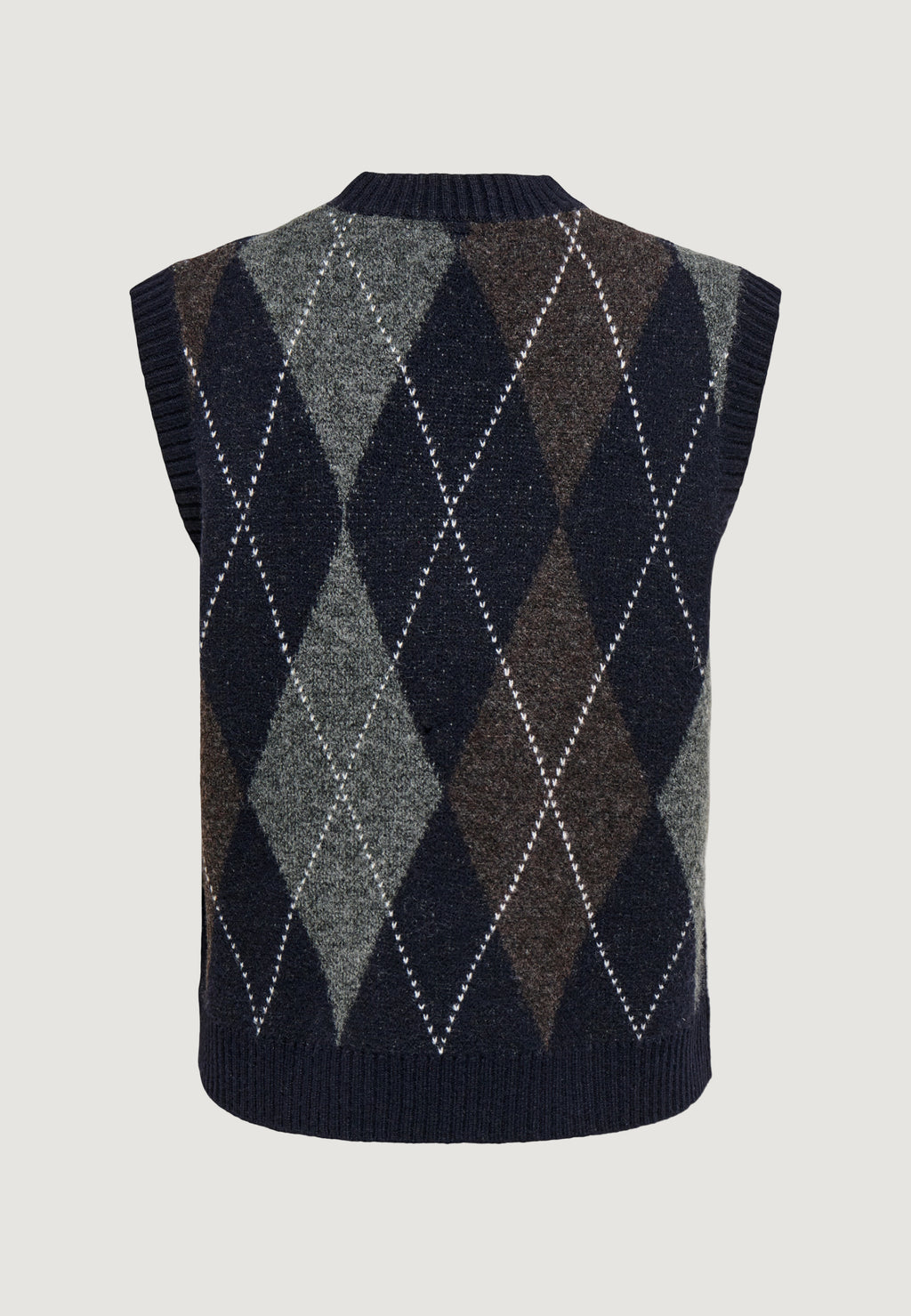 Vest sweater Only Onlrhombus Argyle Vest Knt Noos