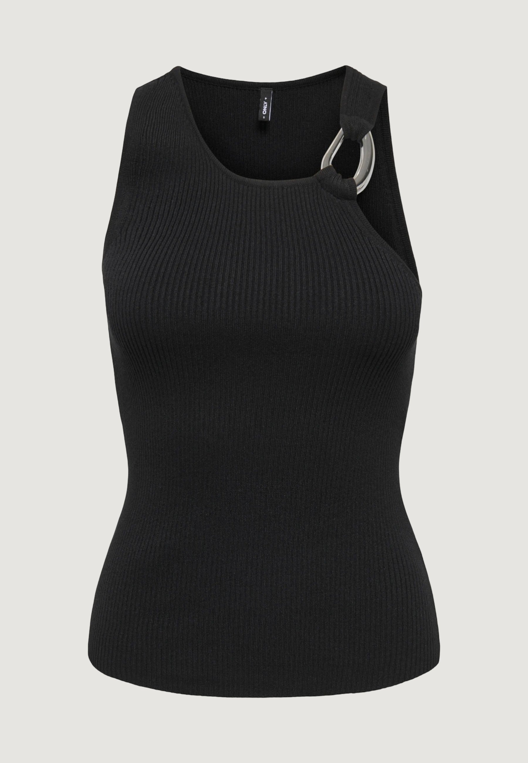 Canotta Only Onlmeddi Sl Rib Tank Top Knt