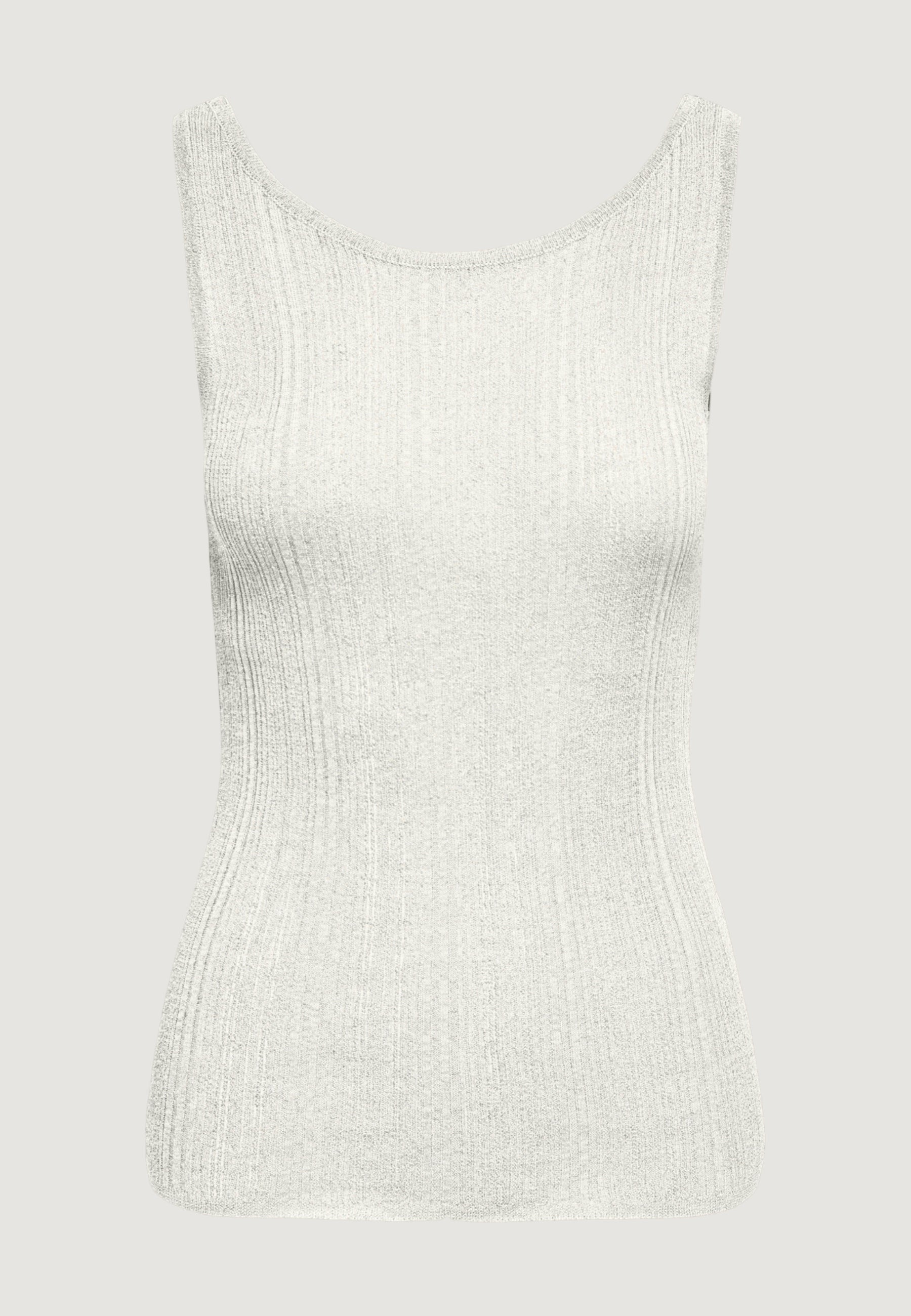 Canotta Only Onlanna Sl Glitter Revers Rib Top Knt