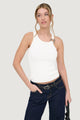 Canotta Only Onlmeddi Sl Rib Tank Top Knt