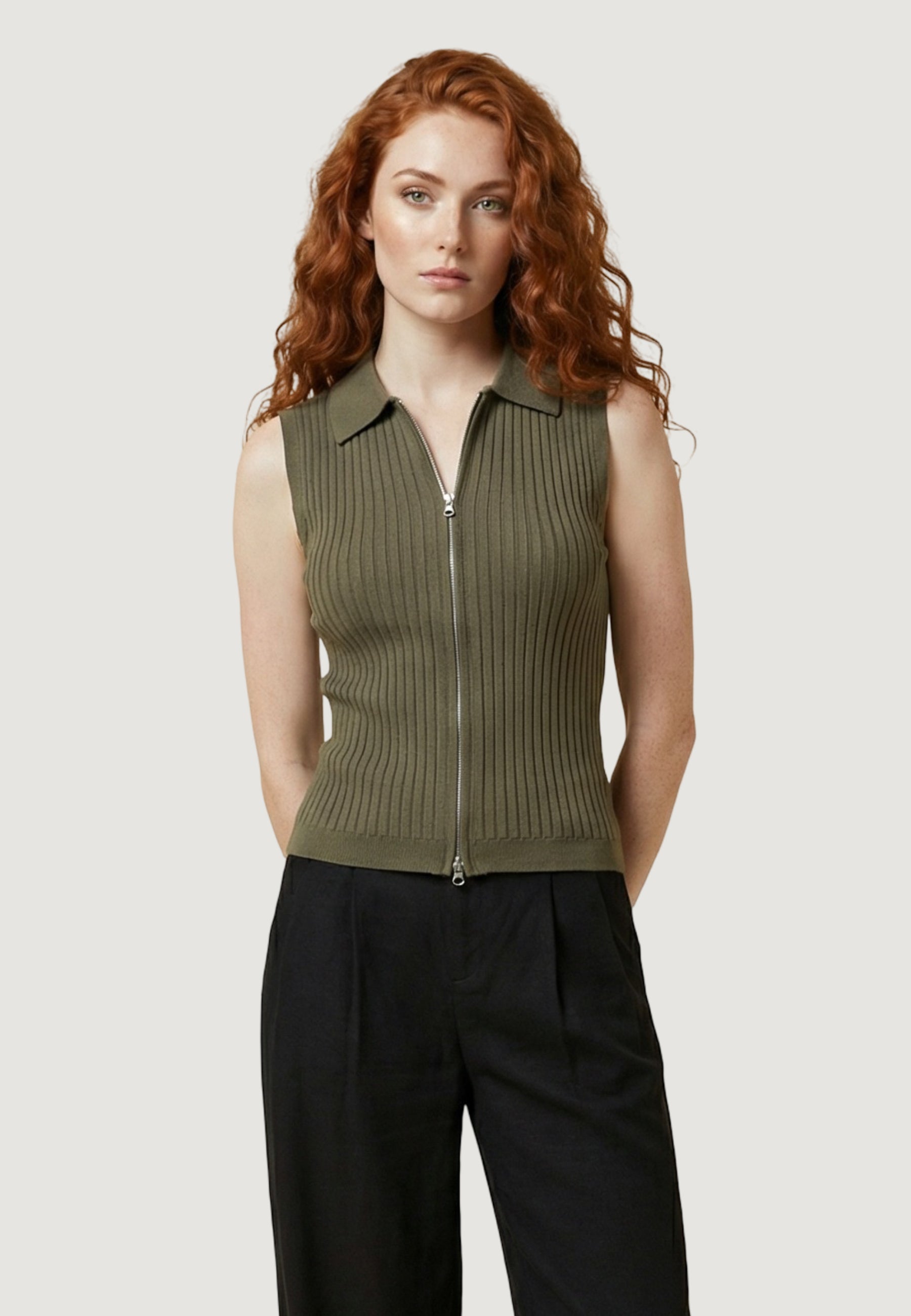 Maglia gilet Only Onlmeddi Life Sl Zip Cardigan Knt