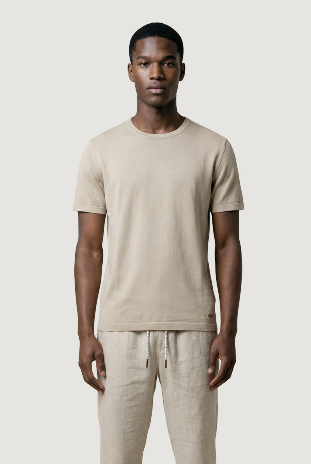 Maglia in filo manica corta Gianni Lupo GL545S-S26