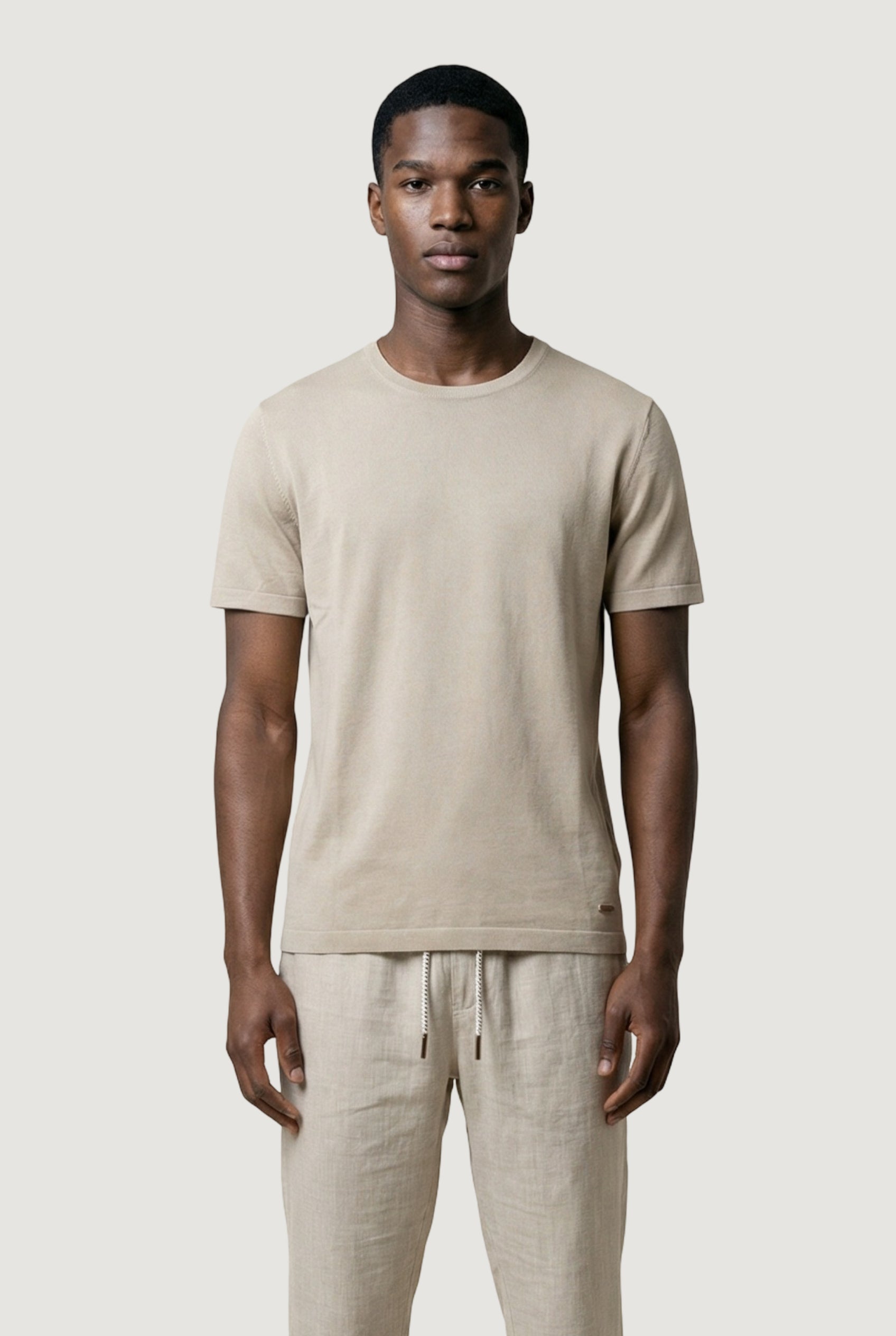 Maglia in filo manica corta Gianni Lupo GL545S-S26