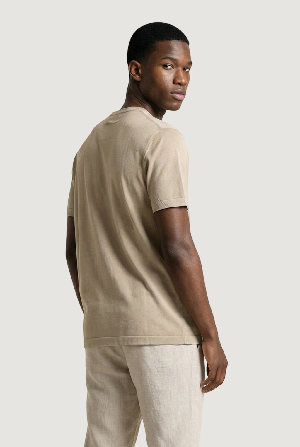 Maglia in filo manica corta Gianni Lupo GL545S-S26