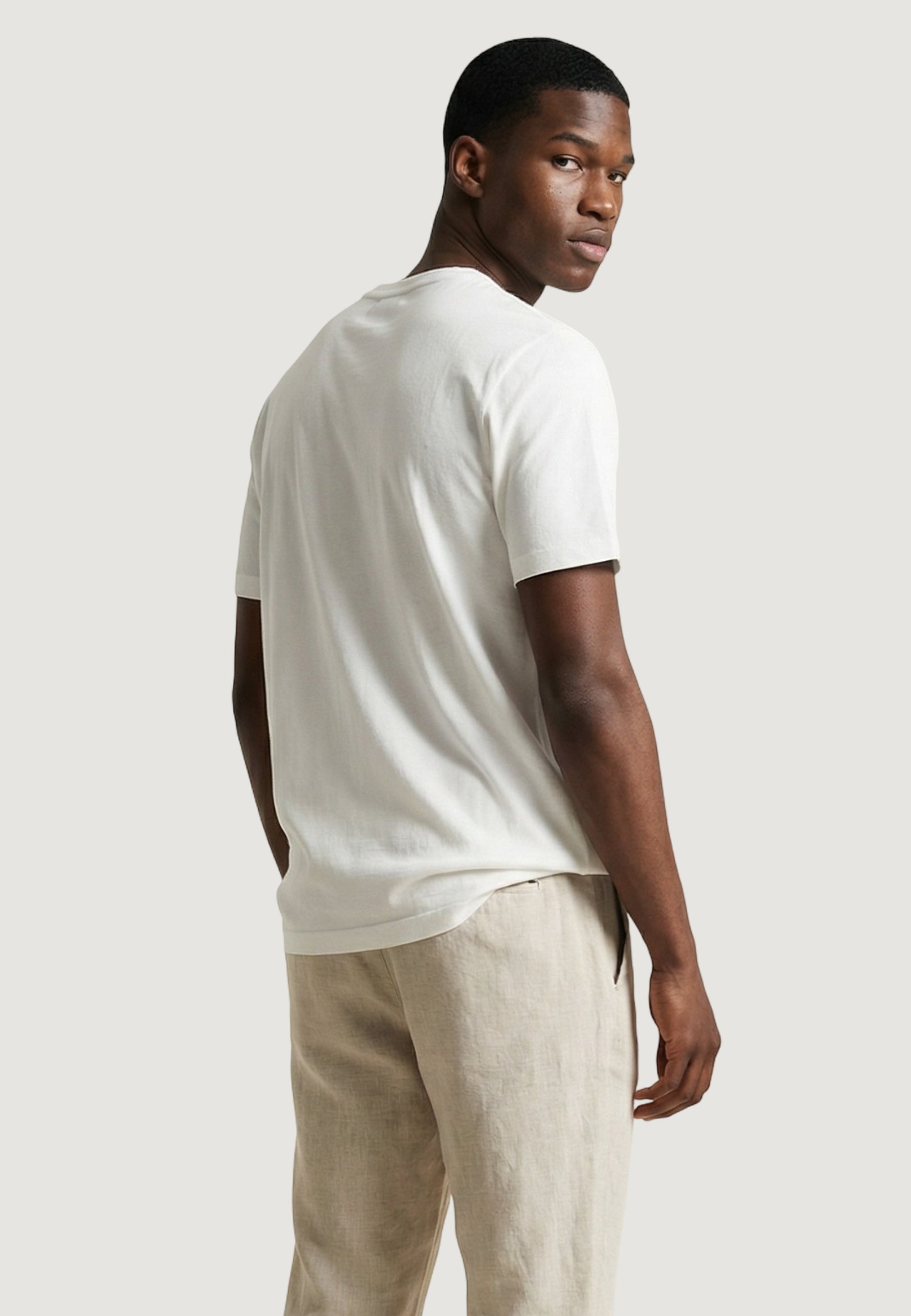 Maglia in filo manica corta Gianni Lupo GL545S-S26