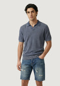 Short-sleeved yarn jersey Gianni Lupo GL35318