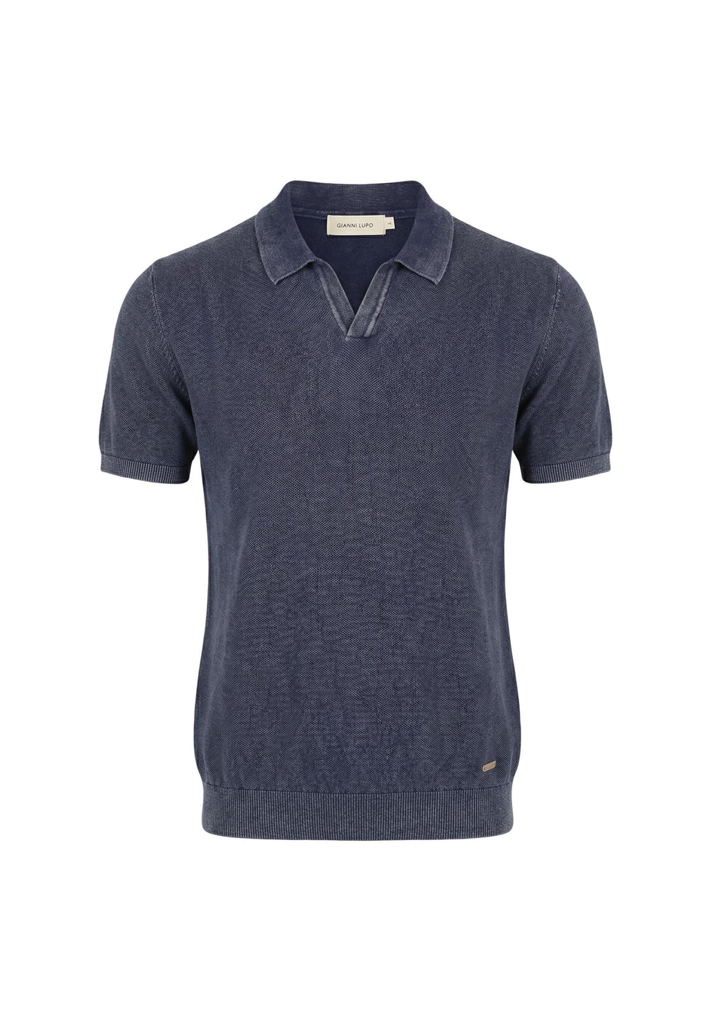 Short-sleeved yarn jersey Gianni Lupo GL35318