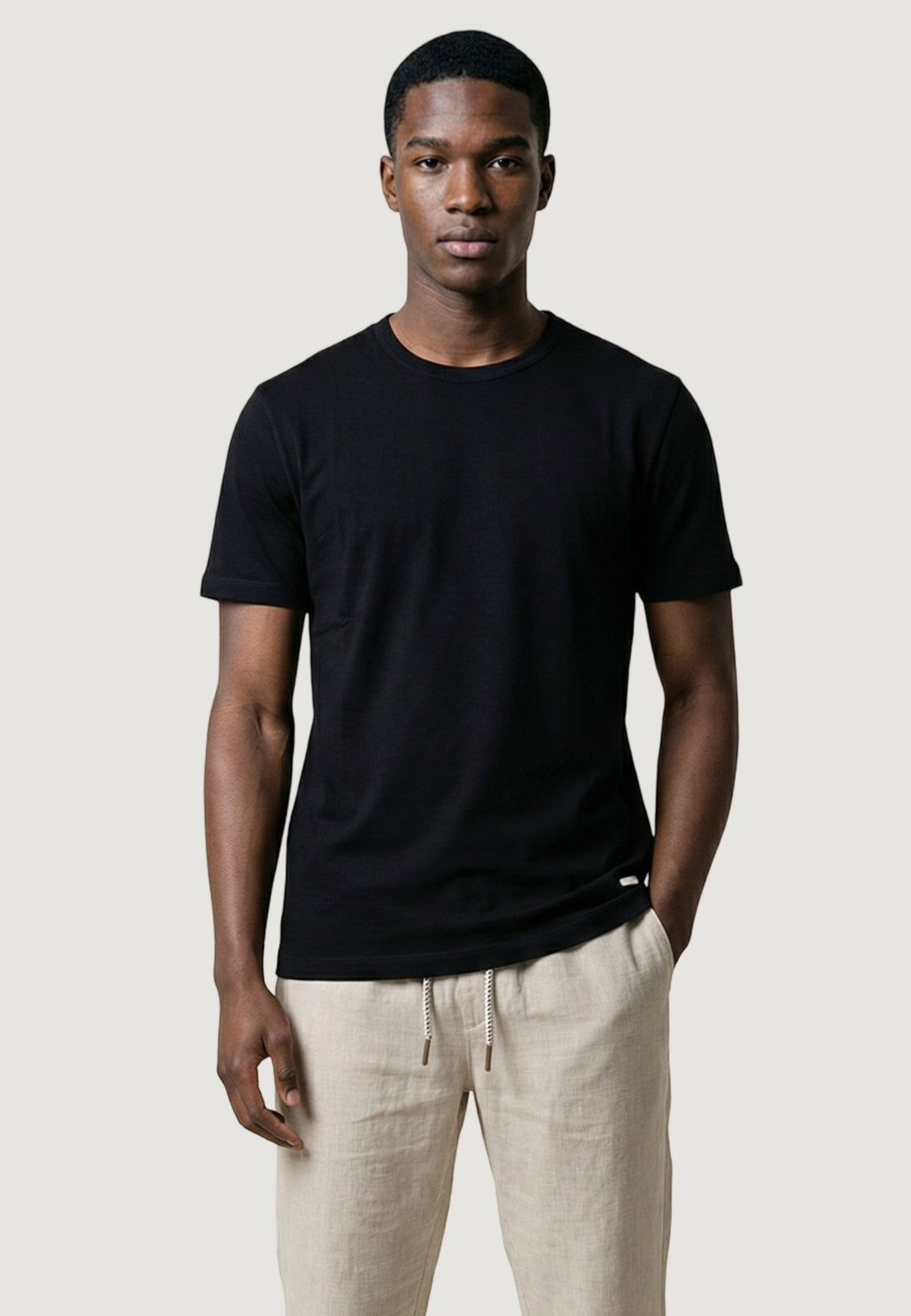 Maglia in filo manica corta Gianni Lupo GL545S-S26