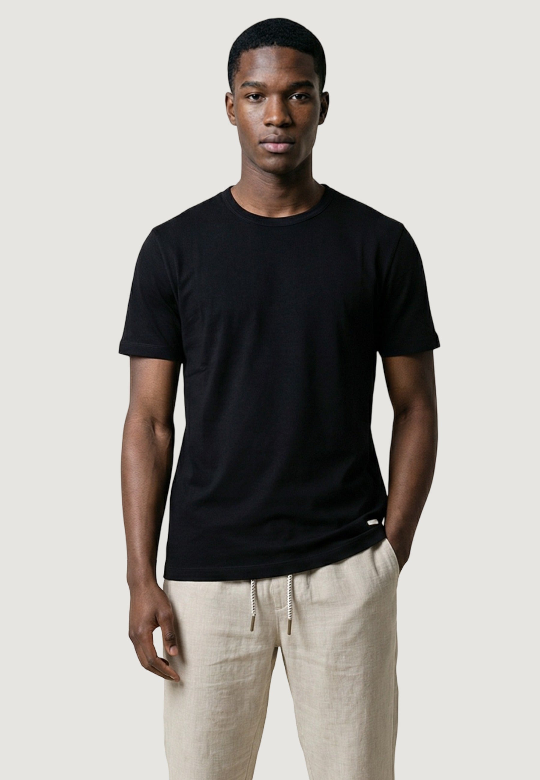 Maglia in filo manica corta Gianni Lupo GL545S-S26