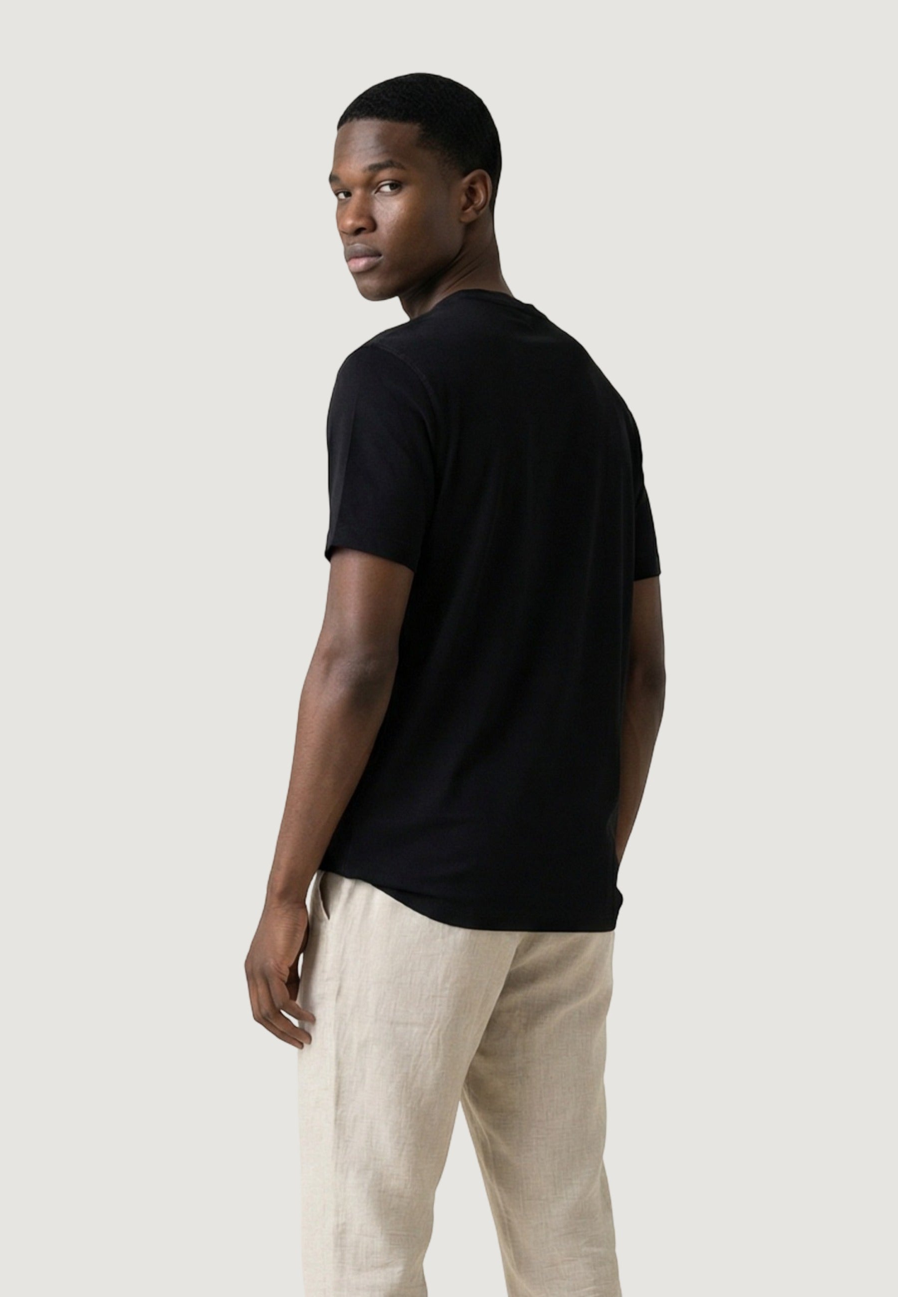 Maglia in filo manica corta Gianni Lupo GL545S-S26