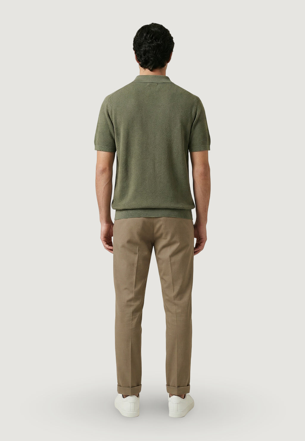 Short-sleeved yarn jersey Gianni Lupo GL35318