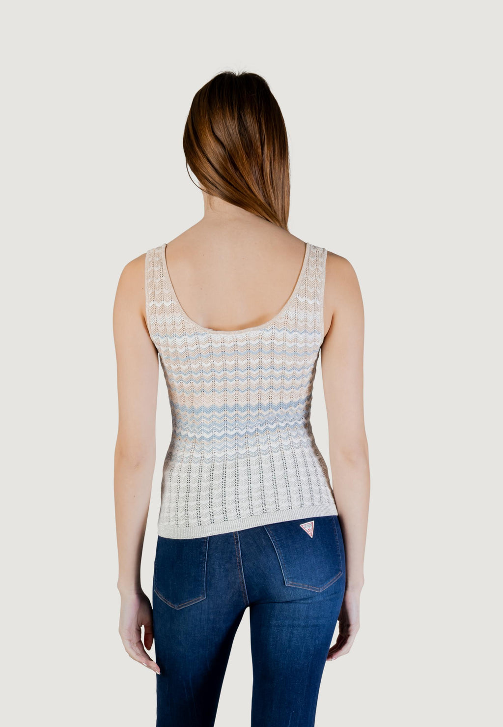 Maglia in filo manica corta Guess SL ROSALYN TANK TOP SWTR