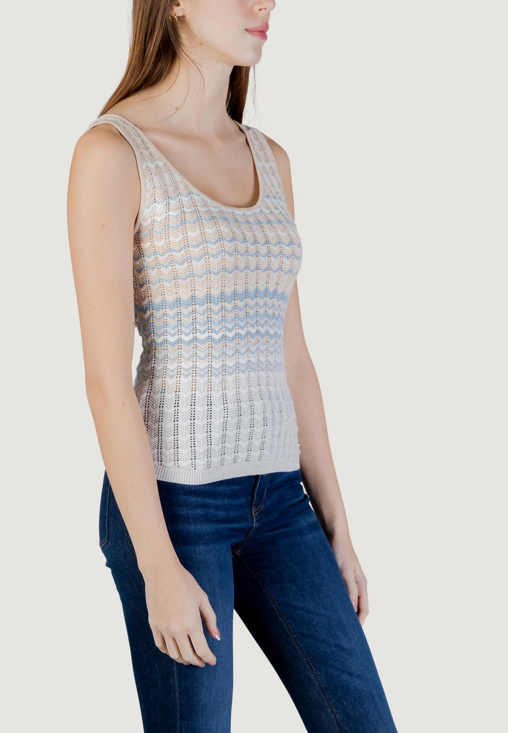 Maglia in filo manica corta Guess SL ROSALYN TANK TOP SWTR