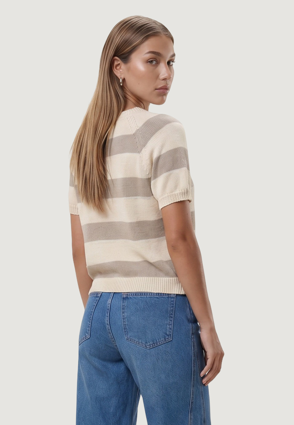 Short sleeve jersey I am Maglia Cotone Rigata