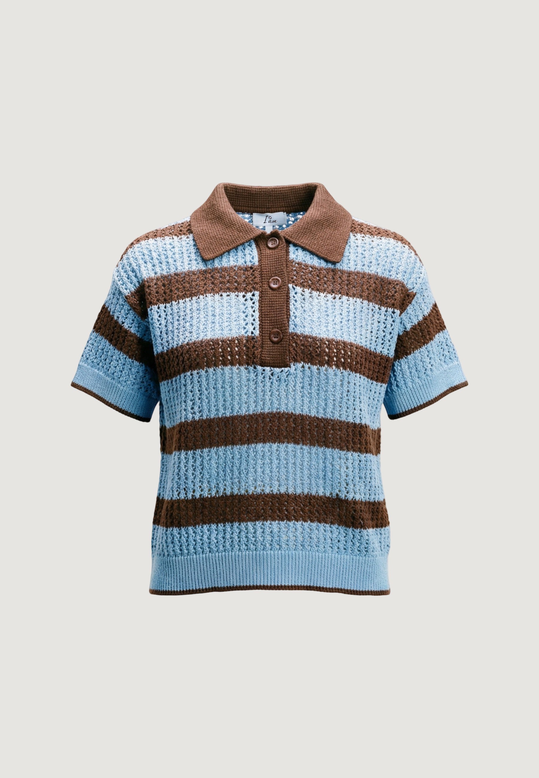 Short sleeve jersey I am Polo Cotone Rigato