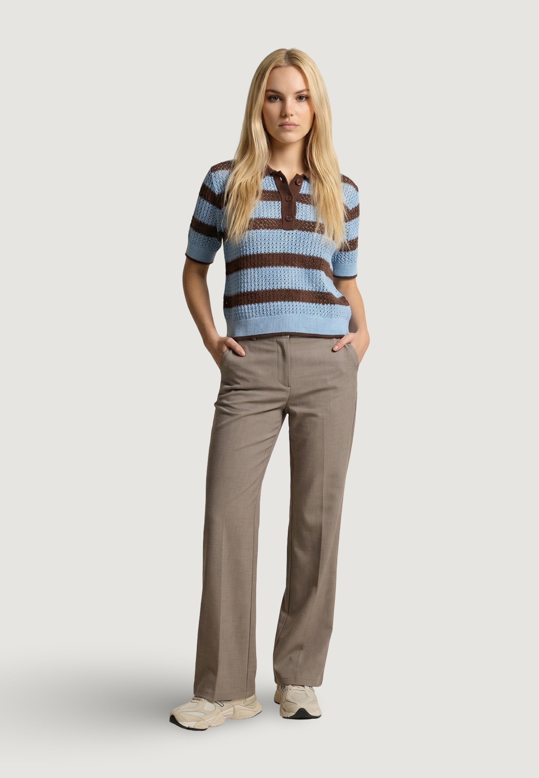 Short sleeve jersey I am Polo Cotone Rigato