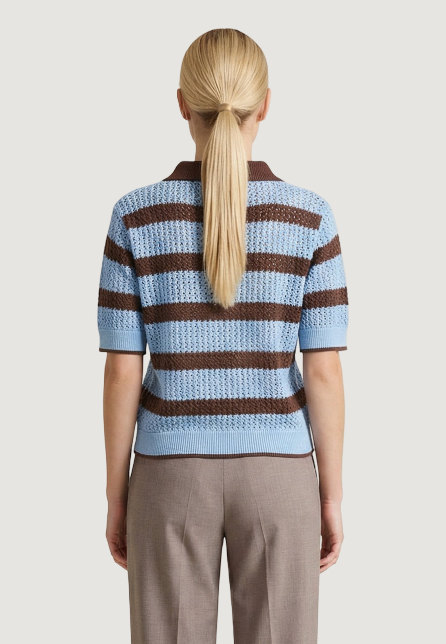 Short sleeve jersey I am Polo Cotone Rigato