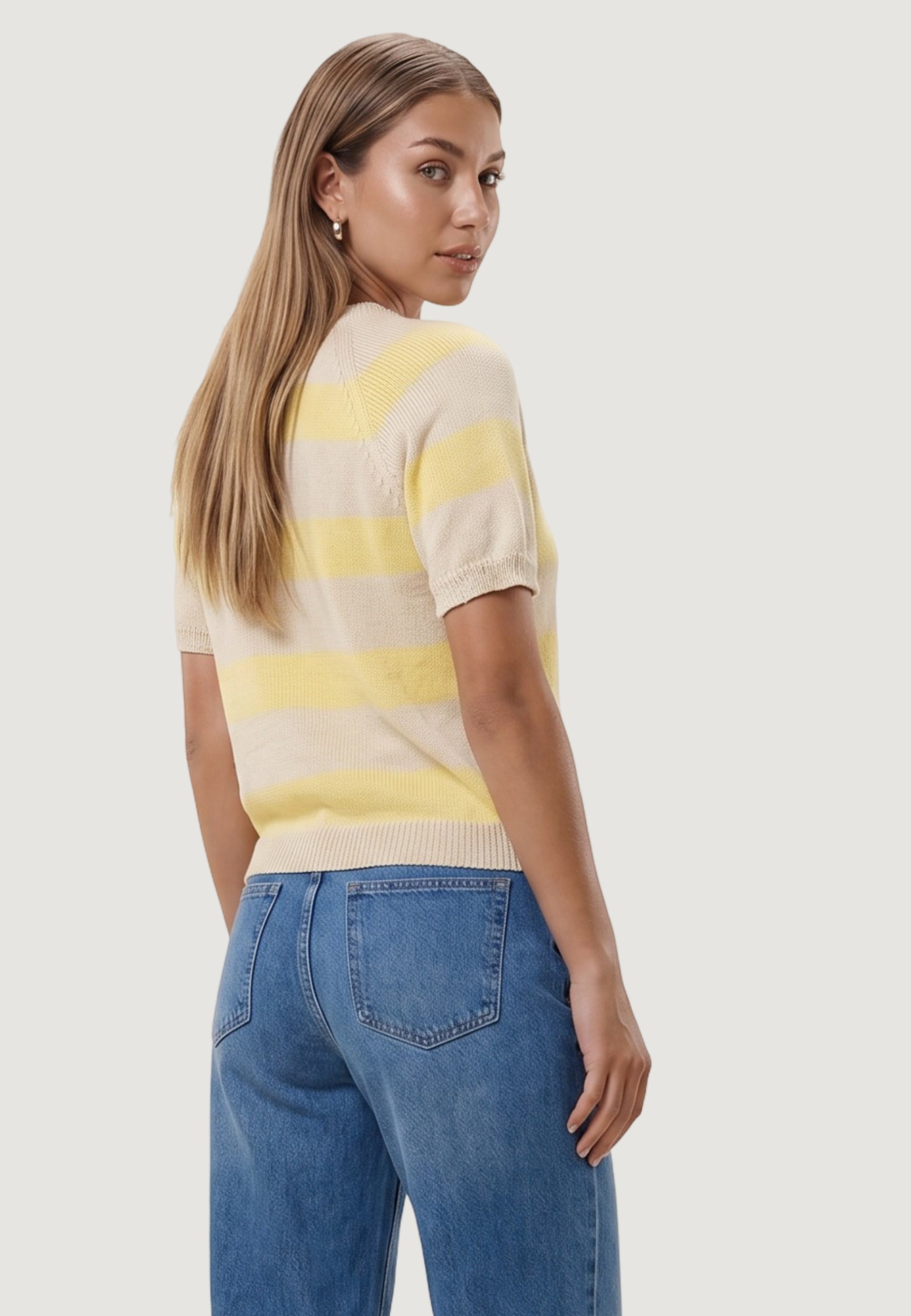 Short sleeve jersey I am Maglia Cotone Rigata