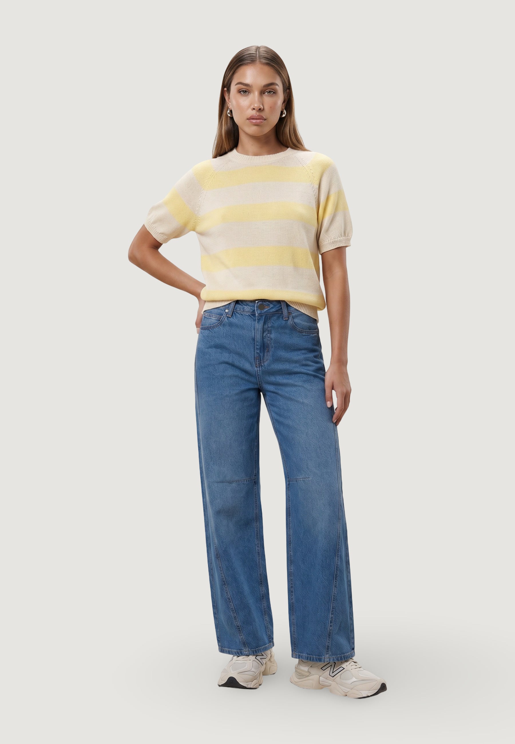Short sleeve jersey I am Maglia Cotone Rigata