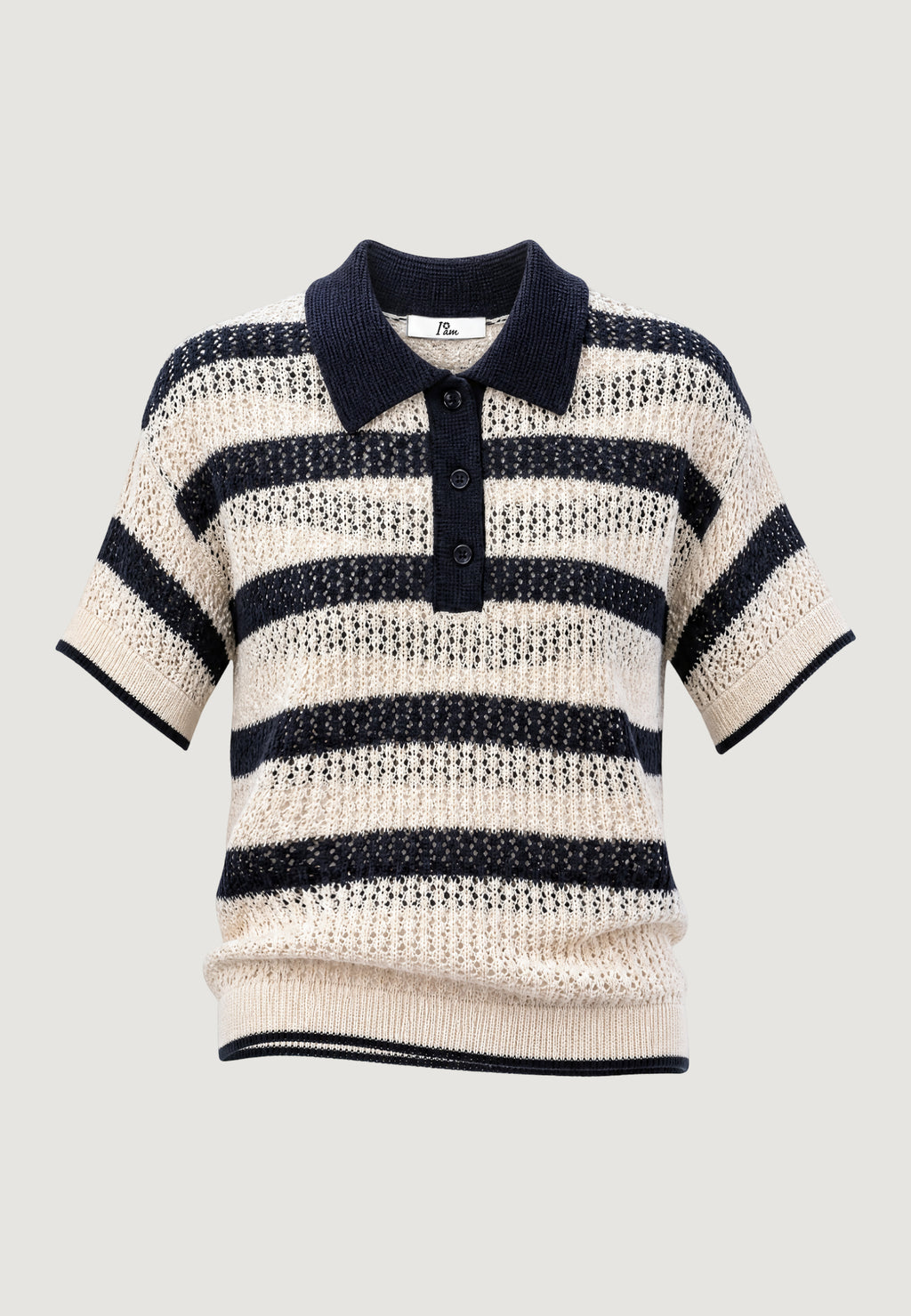 Short sleeve jersey I am Polo Cotone Rigato
