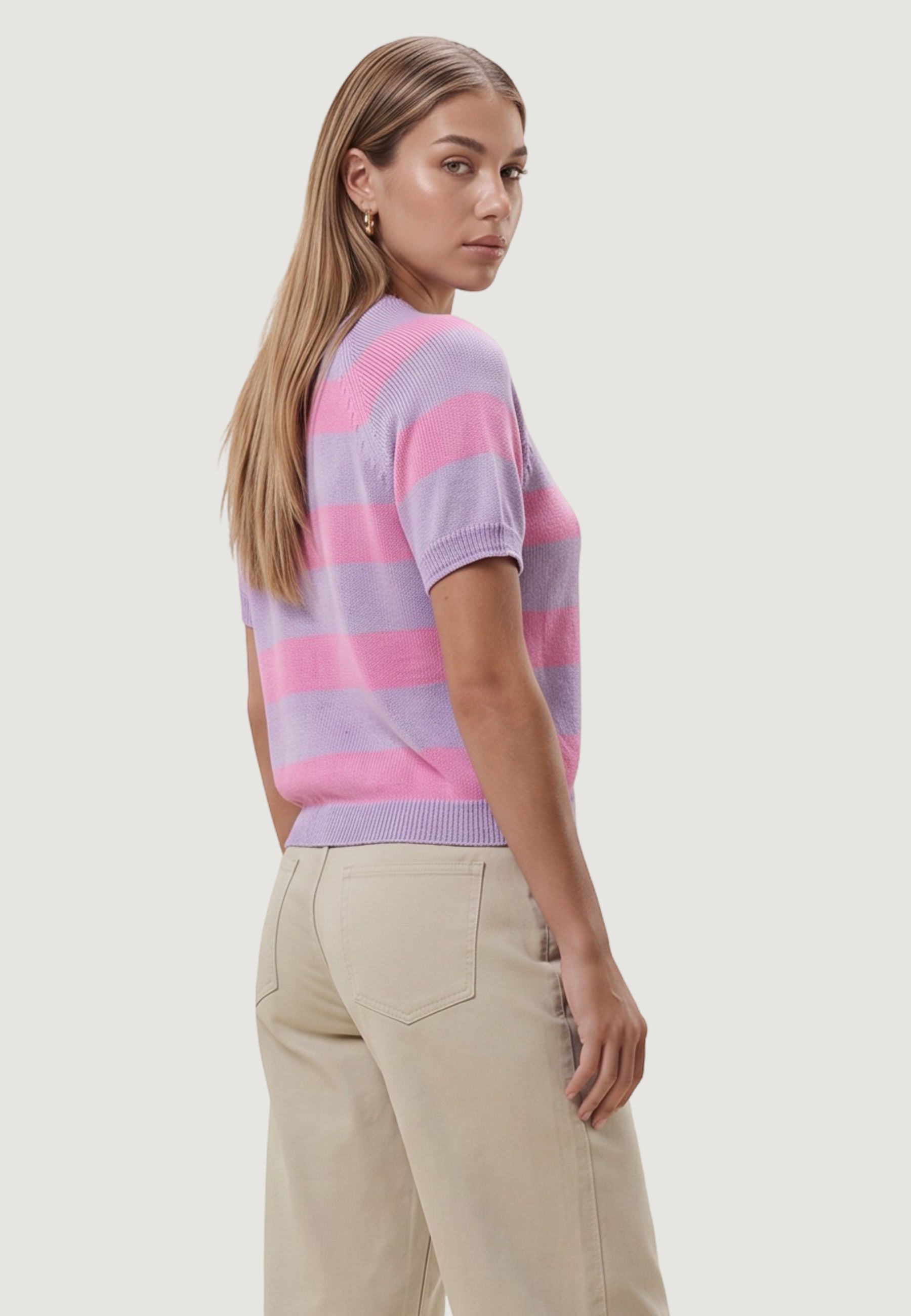 Short sleeve jersey I am Maglia Cotone Rigata