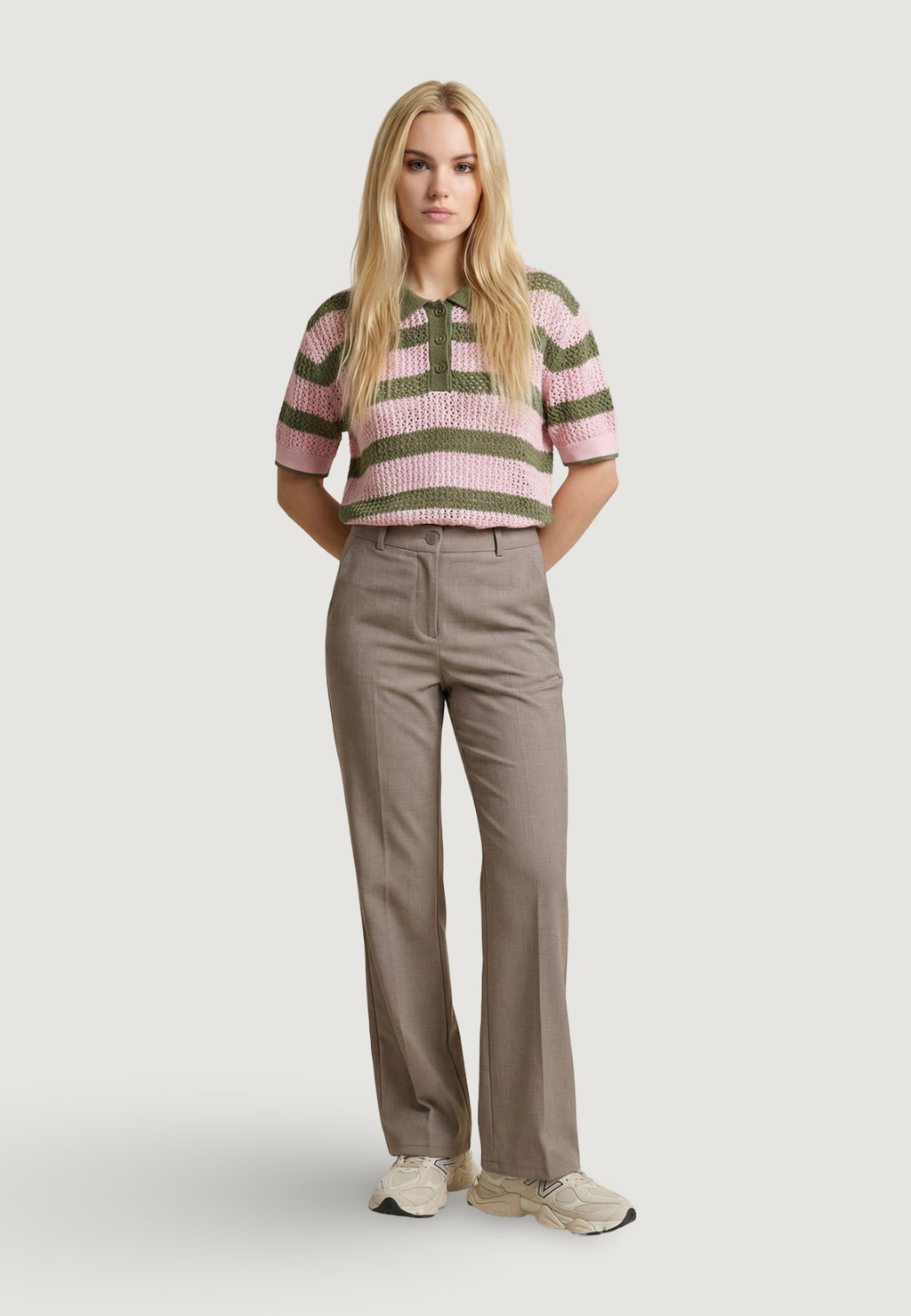 Short sleeve jersey I am Polo Cotone Rigato