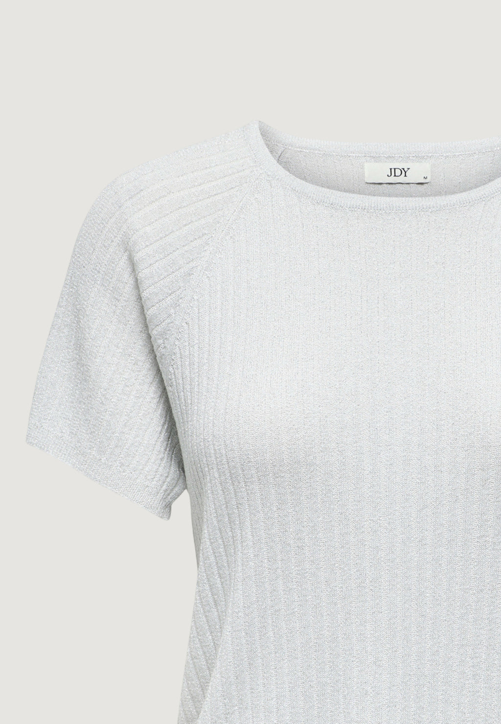 Short sleeve jersey Jacqueline de Yong Jdybodilla S/S Glitter Pullover Knt Noos