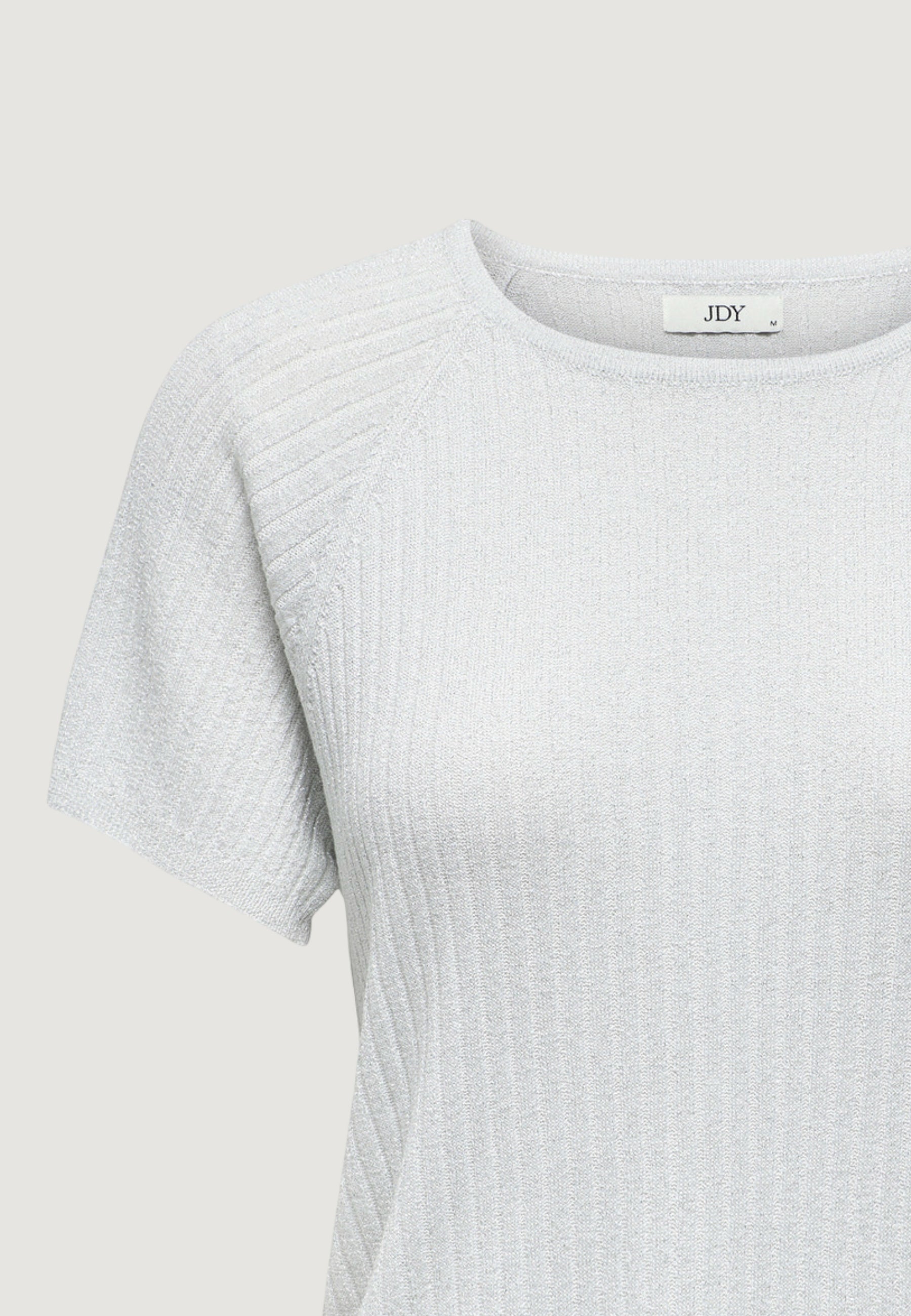 Short sleeve jersey Jacqueline de Yong Jdybodilla S/S Glitter Pullover Knt Noos