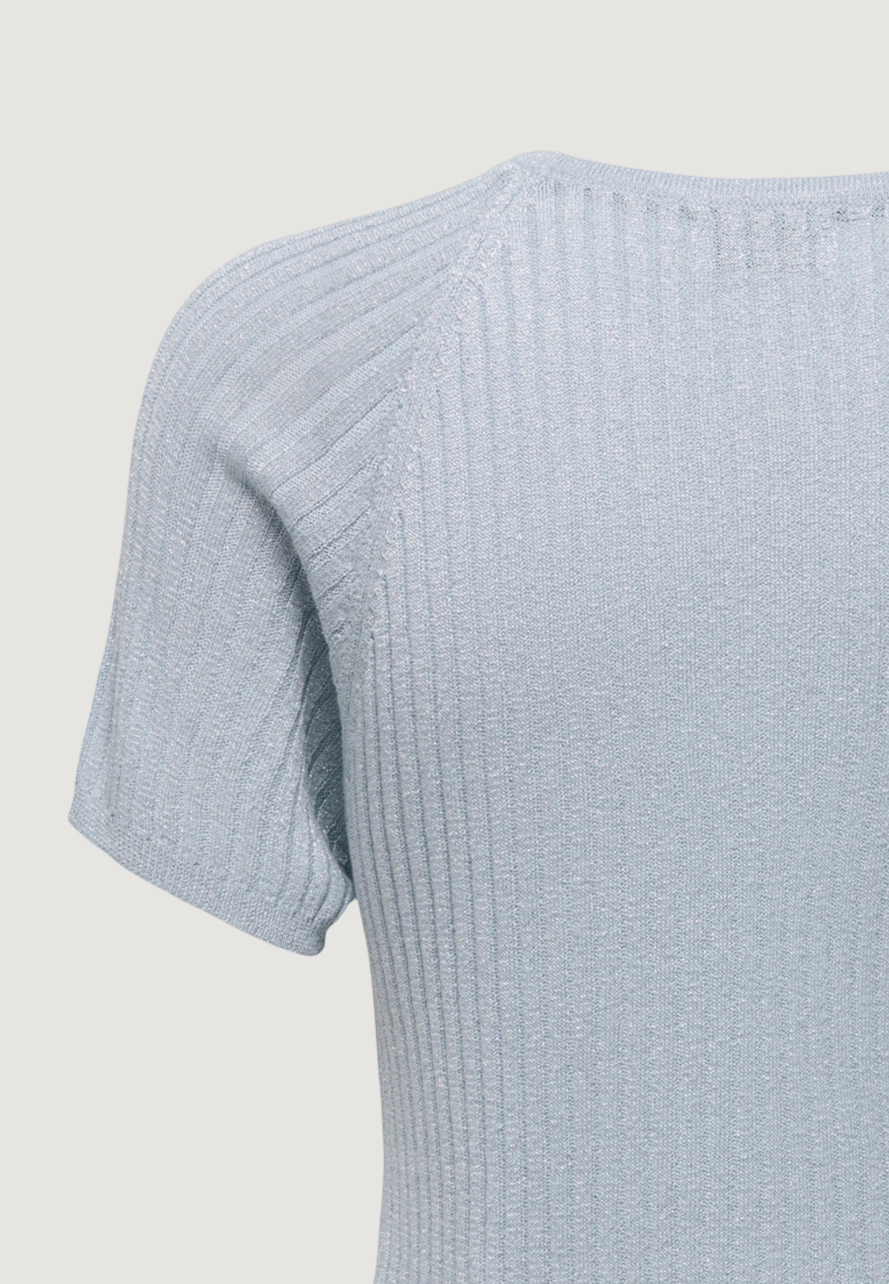 Short sleeve jersey Jacqueline de Yong Jdybodilla S/S Glitter Pullover Knt Noos