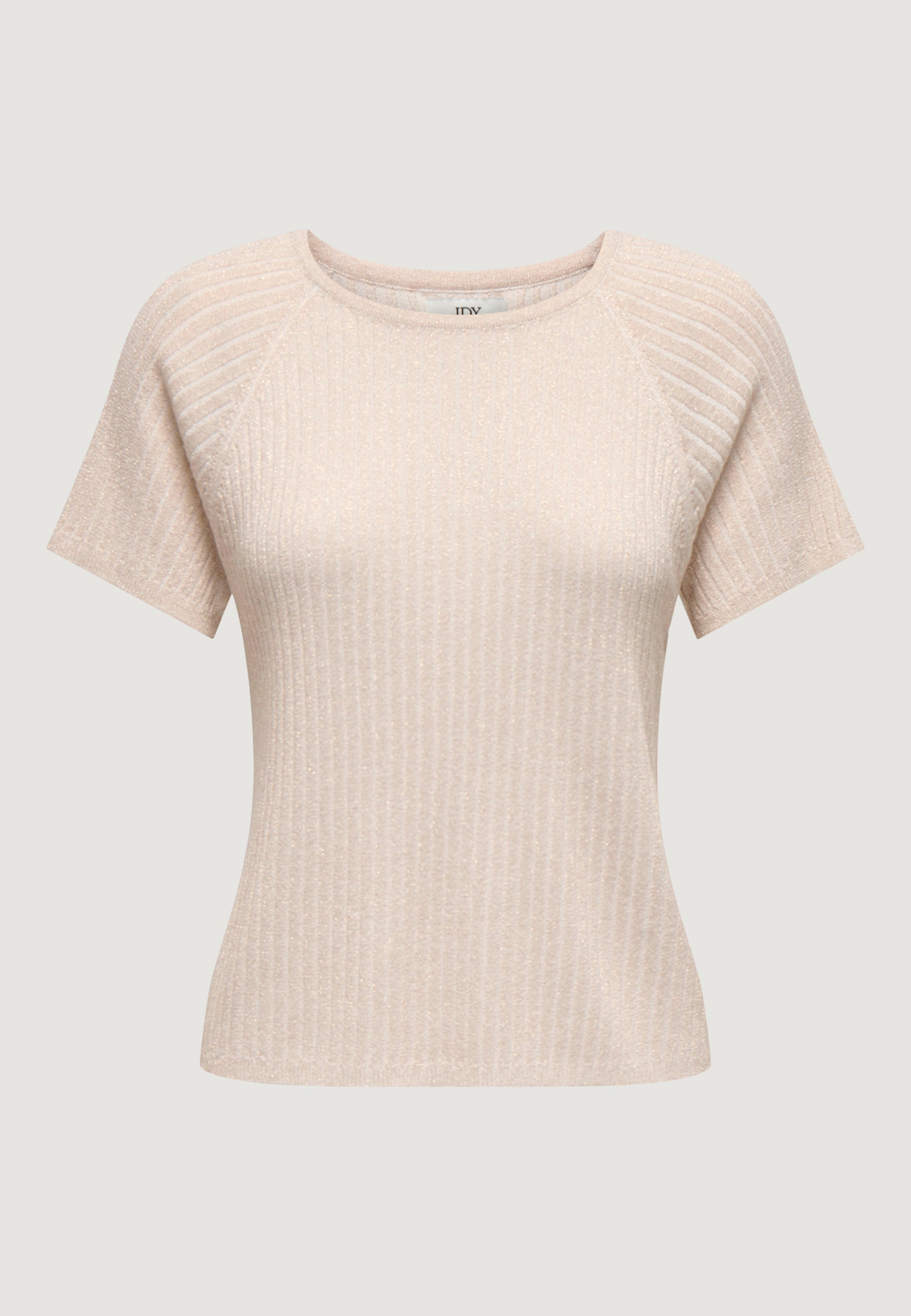 Short sleeve jersey Jacqueline de Yong Jdybodilla S/S Glitter Pullover Knt Noos