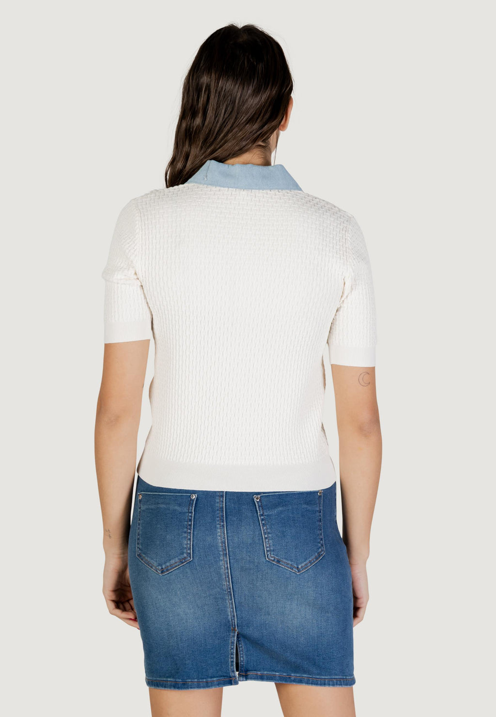 Short sleeve jersey Morgan De Toi 241-MBIANCA