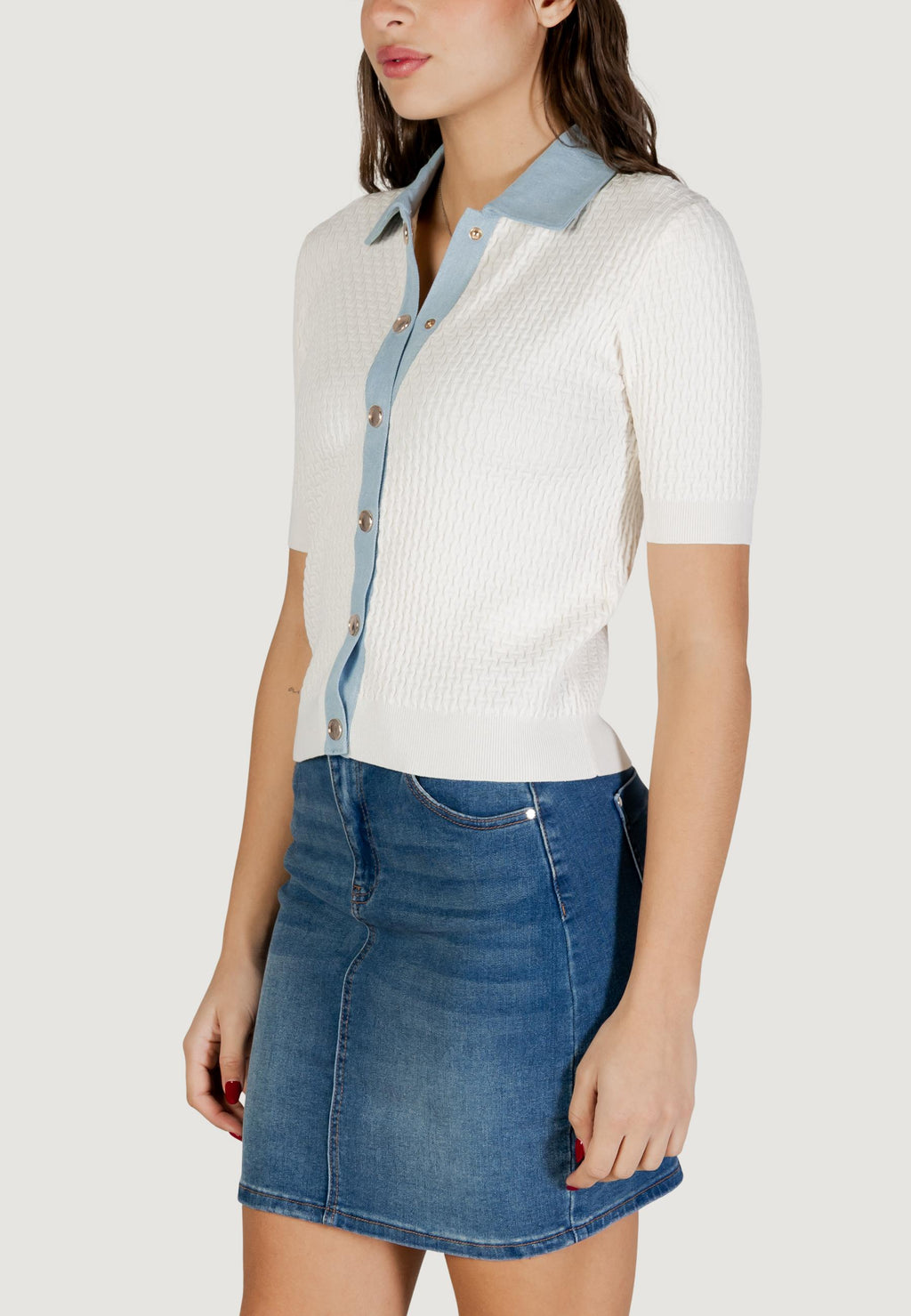 Short sleeve jersey Morgan De Toi 241-MBIANCA