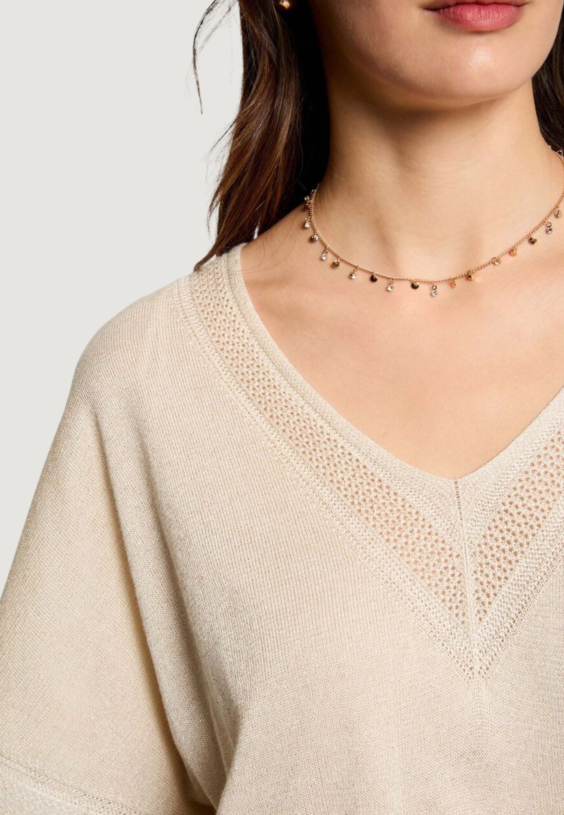 Maglia in filo manica corta Morgan De Toi 241-MCHRIS