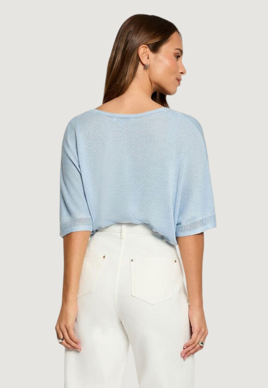 Maglia in filo manica corta Morgan De Toi 241-MCHRIS