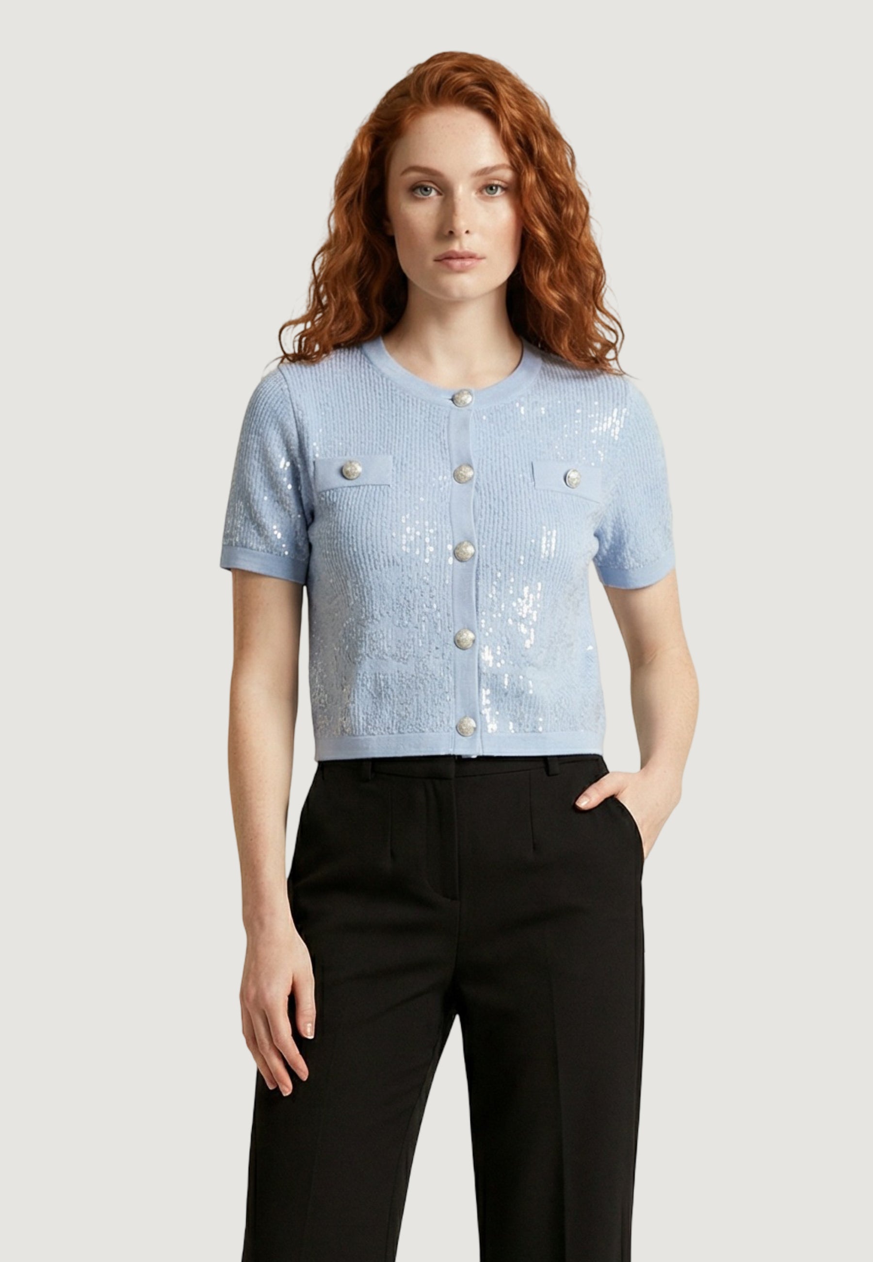 Maglia in filo manica corta Morgan De Toi 251-MSEKIN