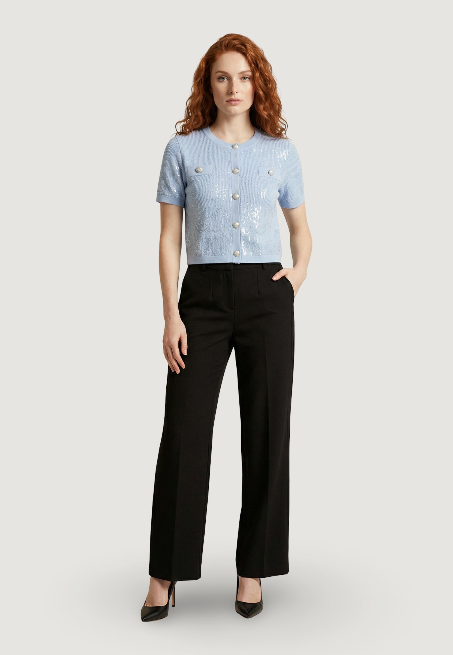 Maglia in filo manica corta Morgan De Toi 251-MSEKIN