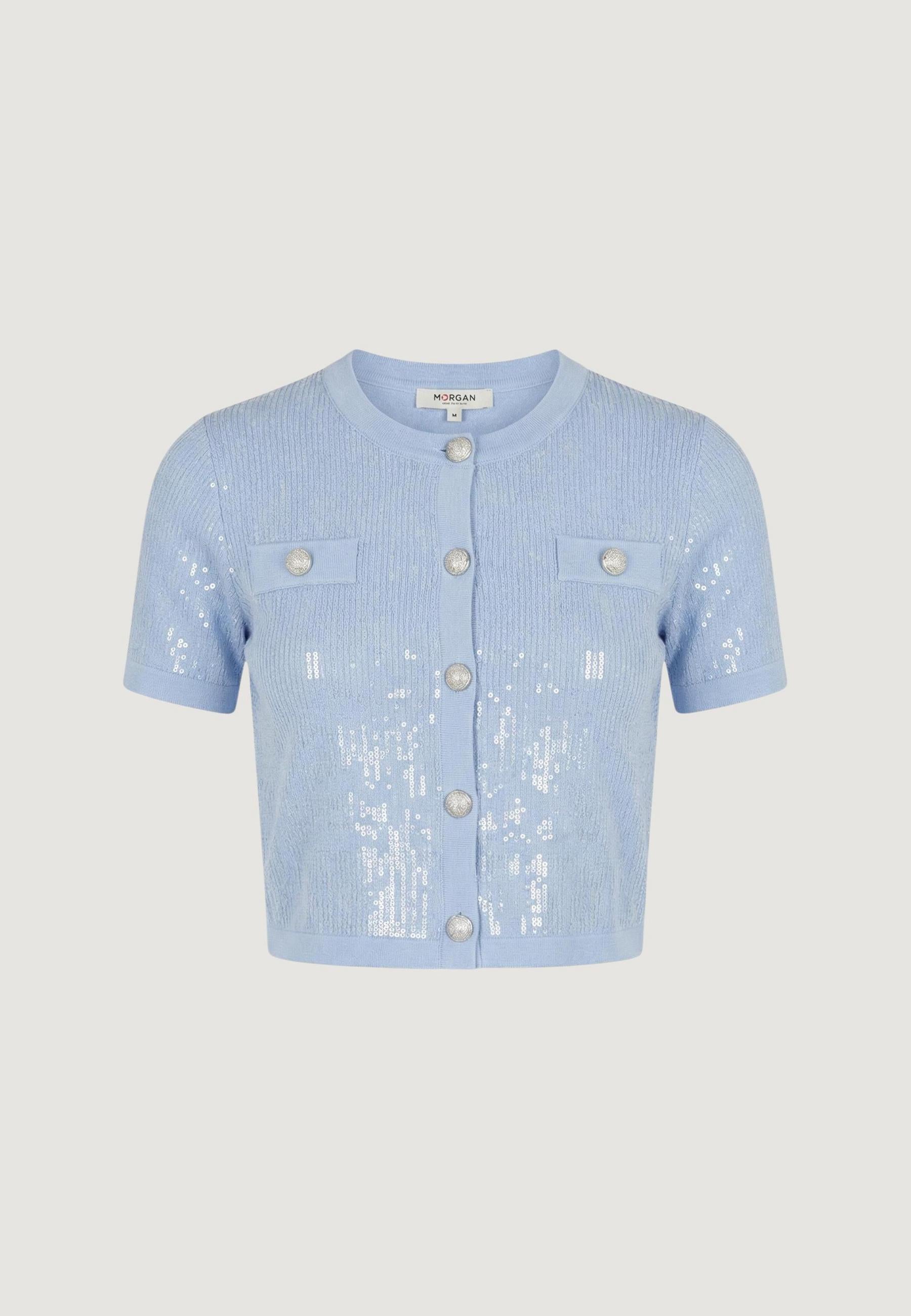 Maglia in filo manica corta Morgan De Toi 251-MSEKIN