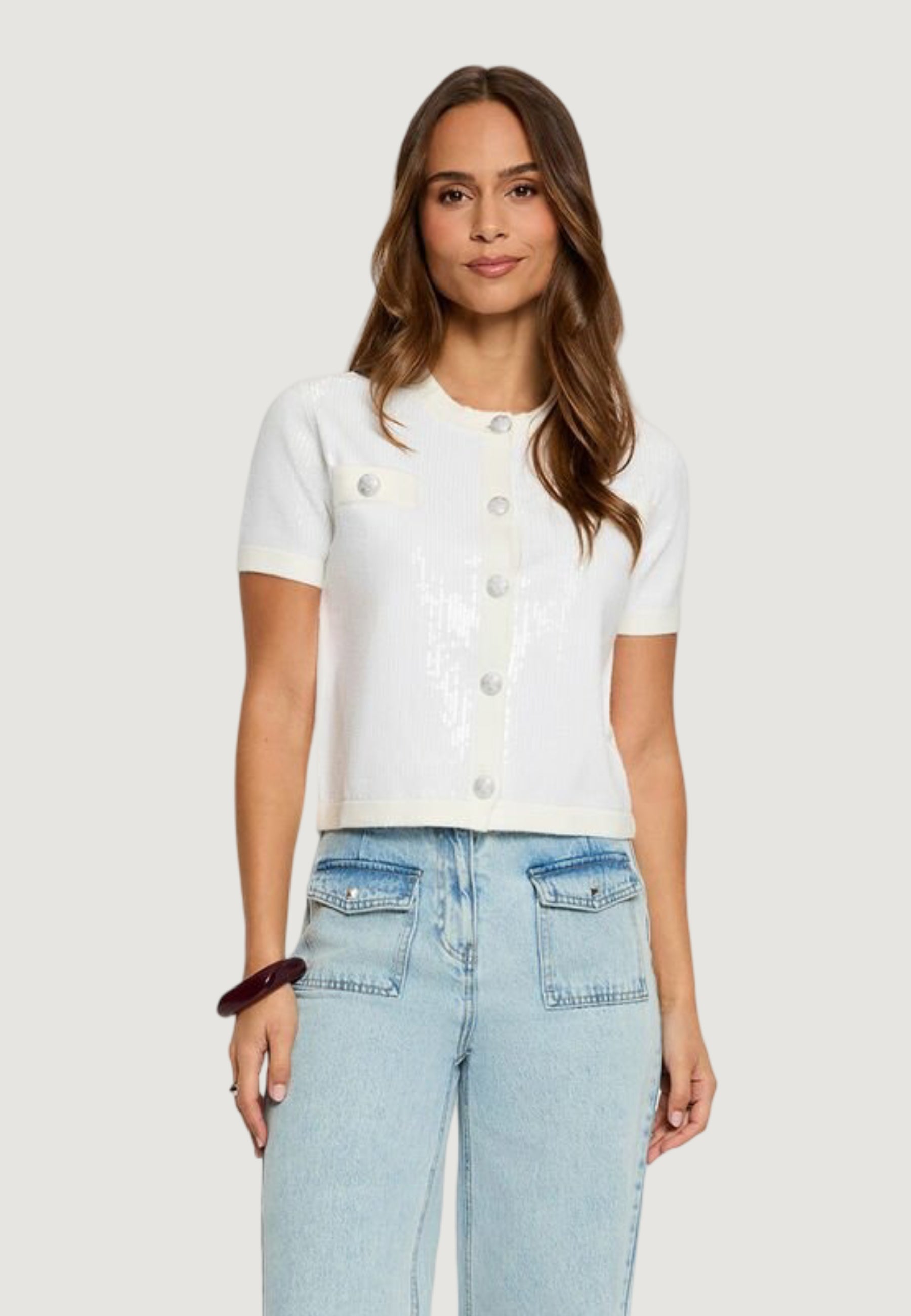 Maglia in filo manica corta Morgan De Toi 251-MSEKIN