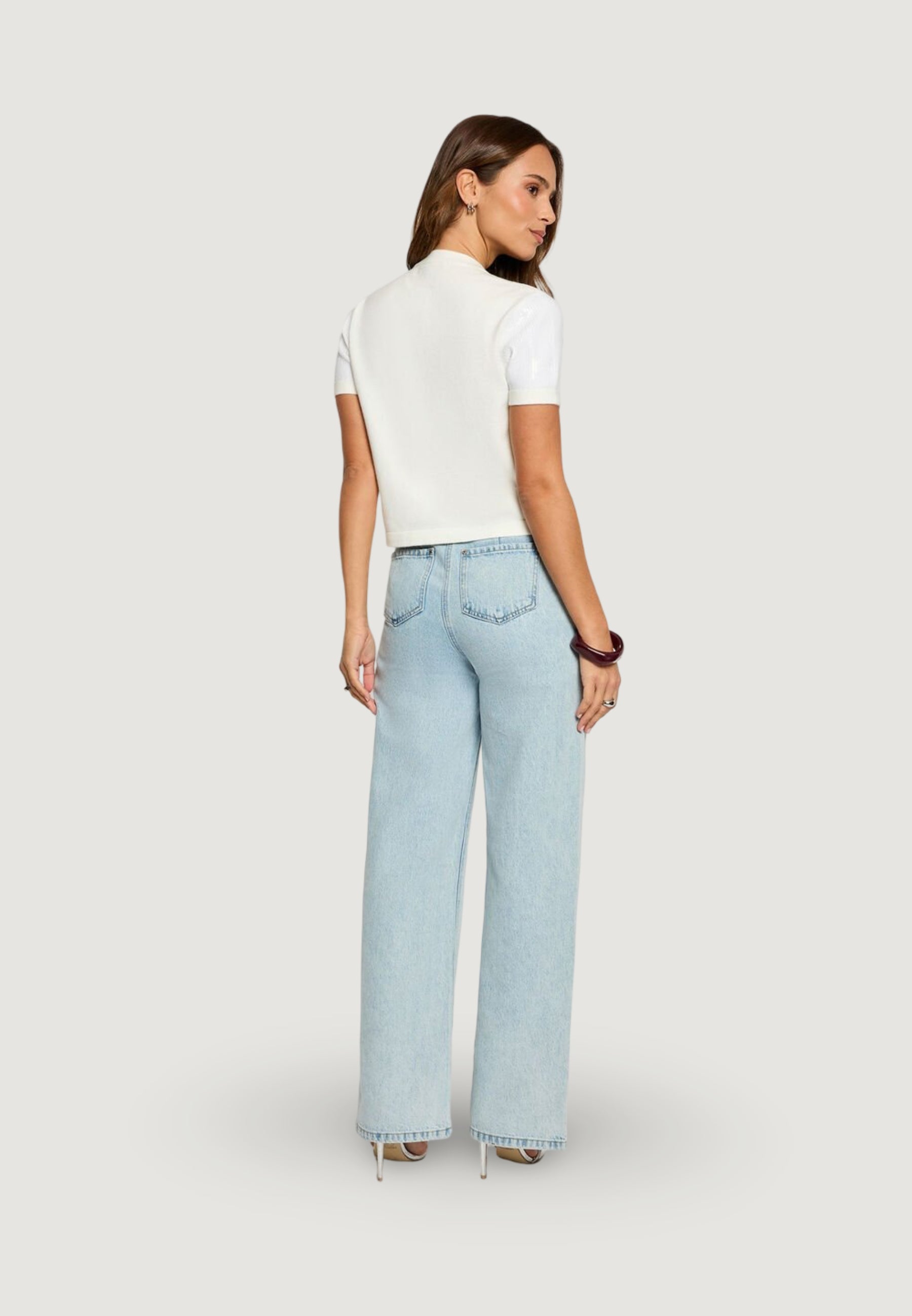 Maglia in filo manica corta Morgan De Toi 251-MSEKIN