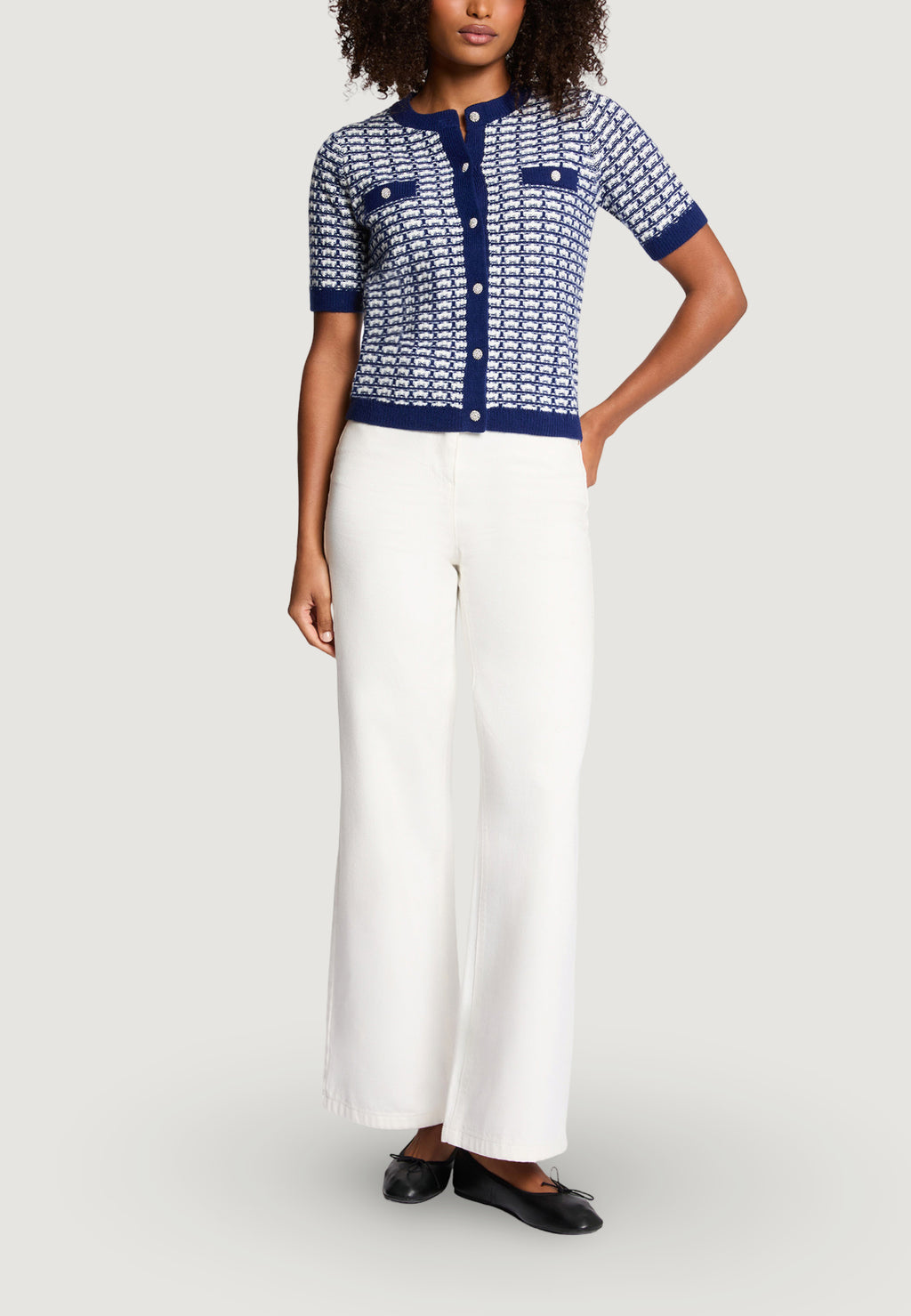 Maglia in filo manica corta Morgan De Toi 251-MORESA