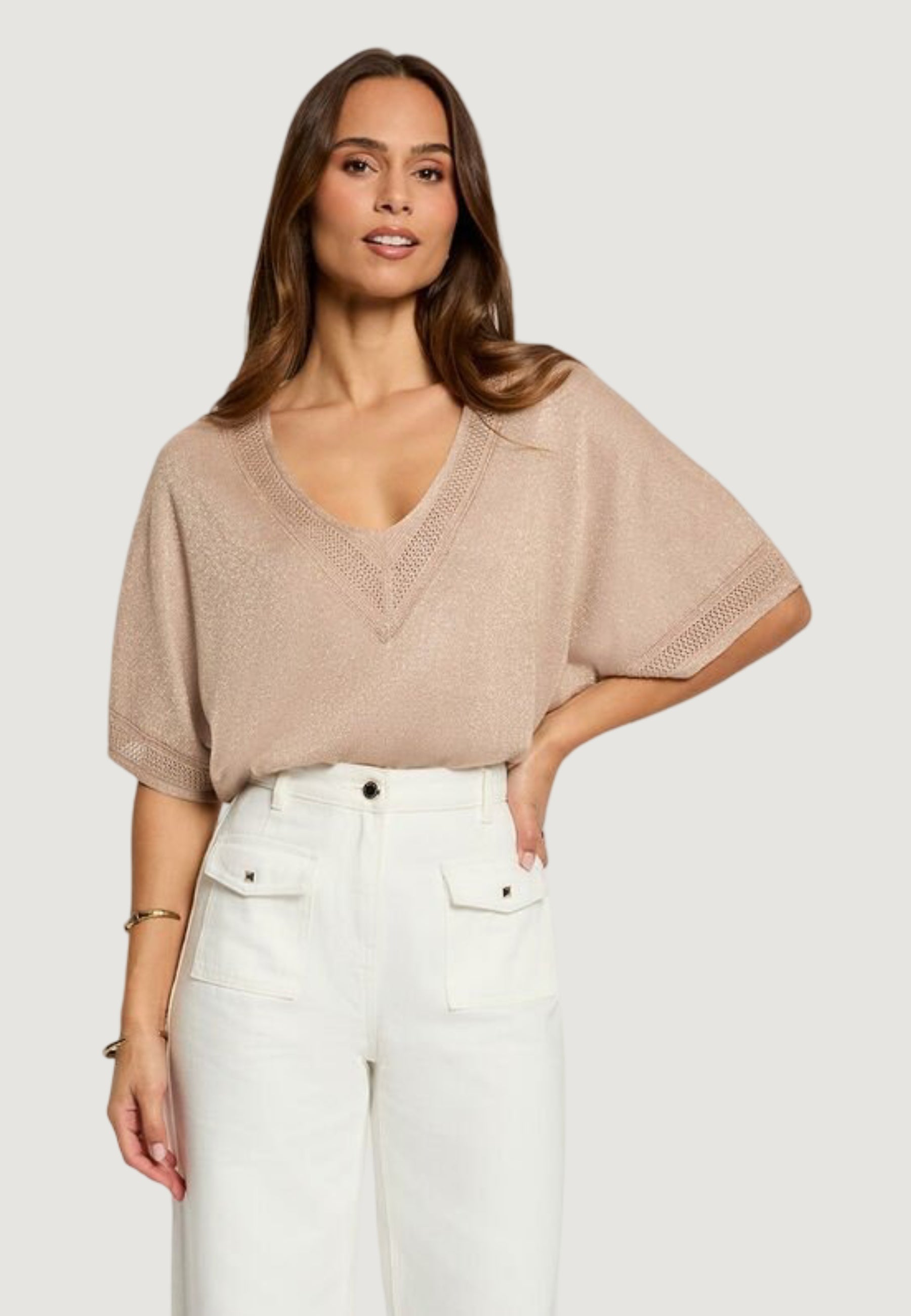 Maglia in filo manica corta Morgan De Toi 241-MCHRIS